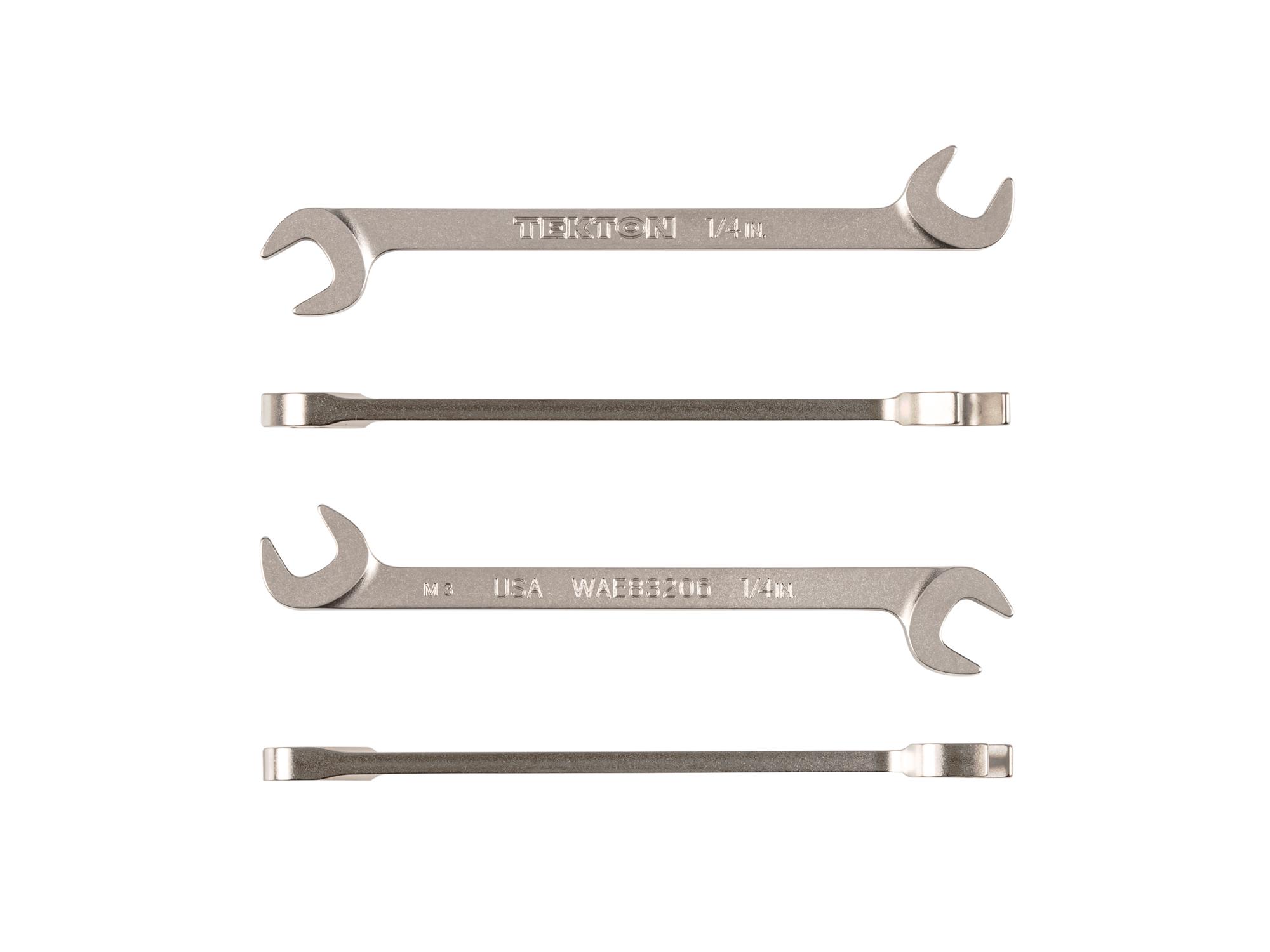 Side view of Tekton angle head wrench. Item #WAE83206