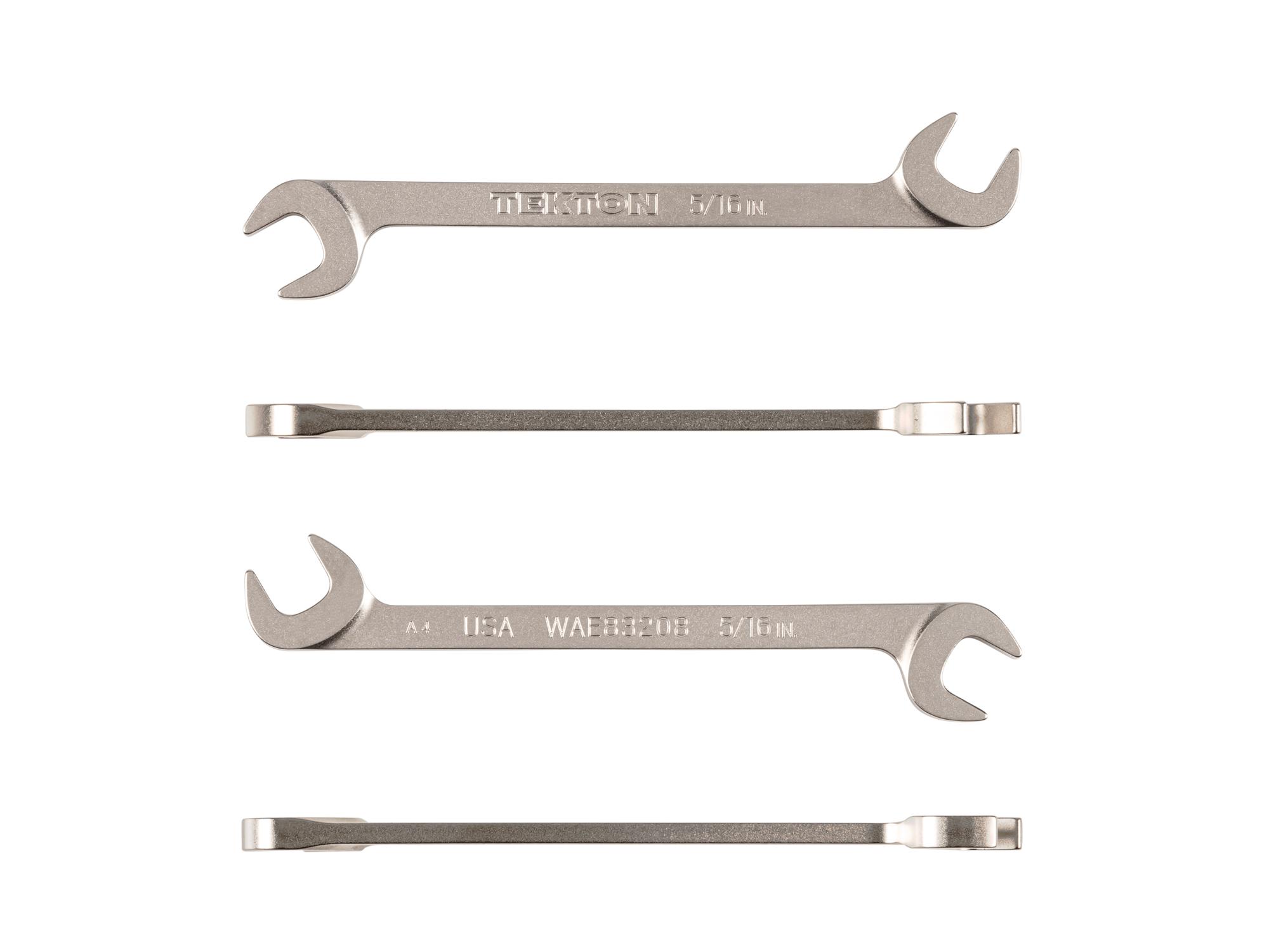 Side view of Tekton angle head wrench. Item #WAE83208