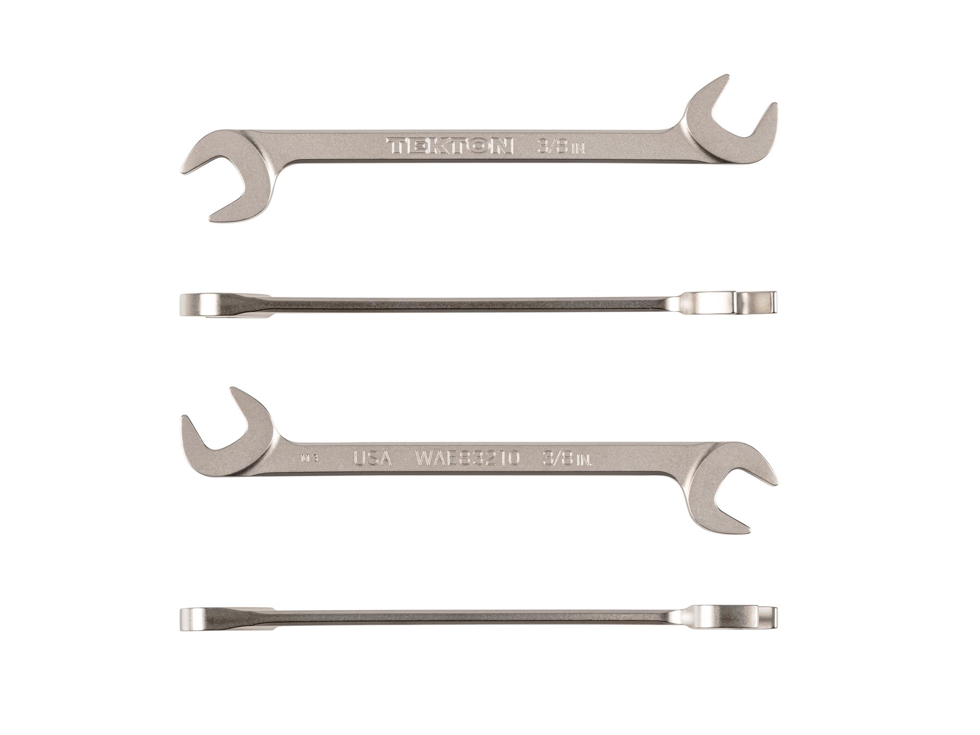 Side view of Tekton angle head wrench. Item #WAE83210