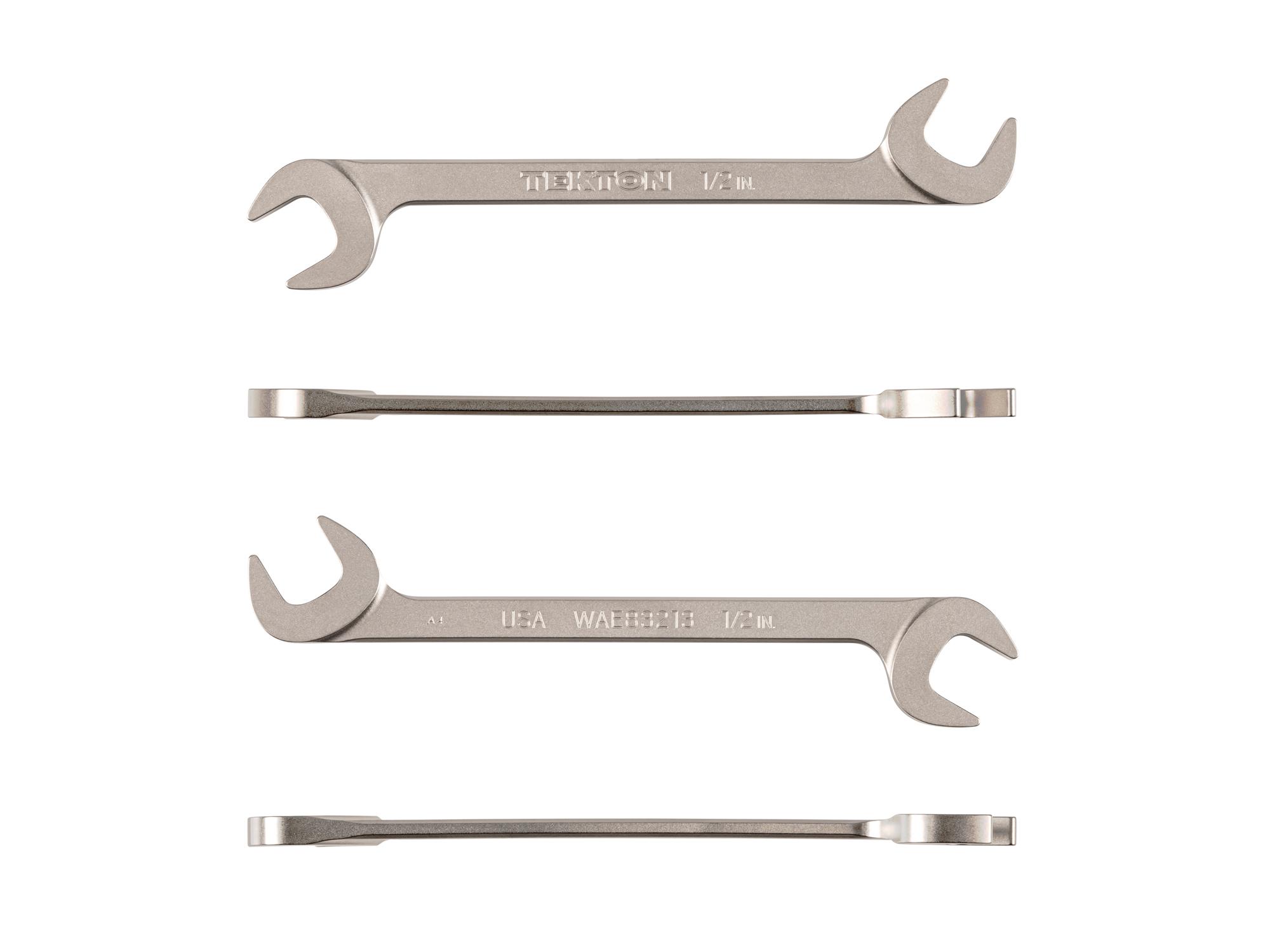 Side view of Tekton angle head wrench. Item #WAE83213
