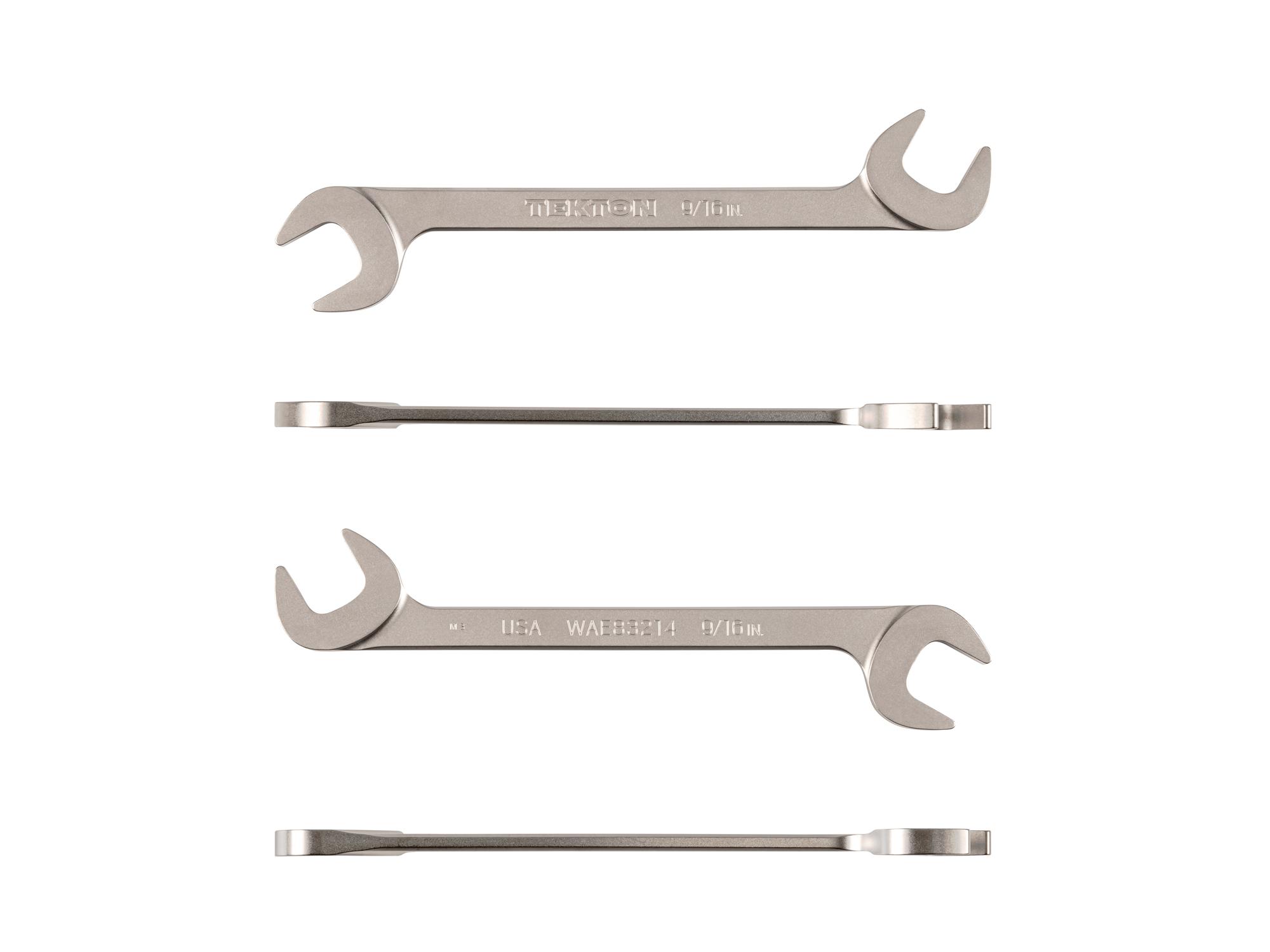 Side view of Tekton angle head wrench. Item #WAE83214