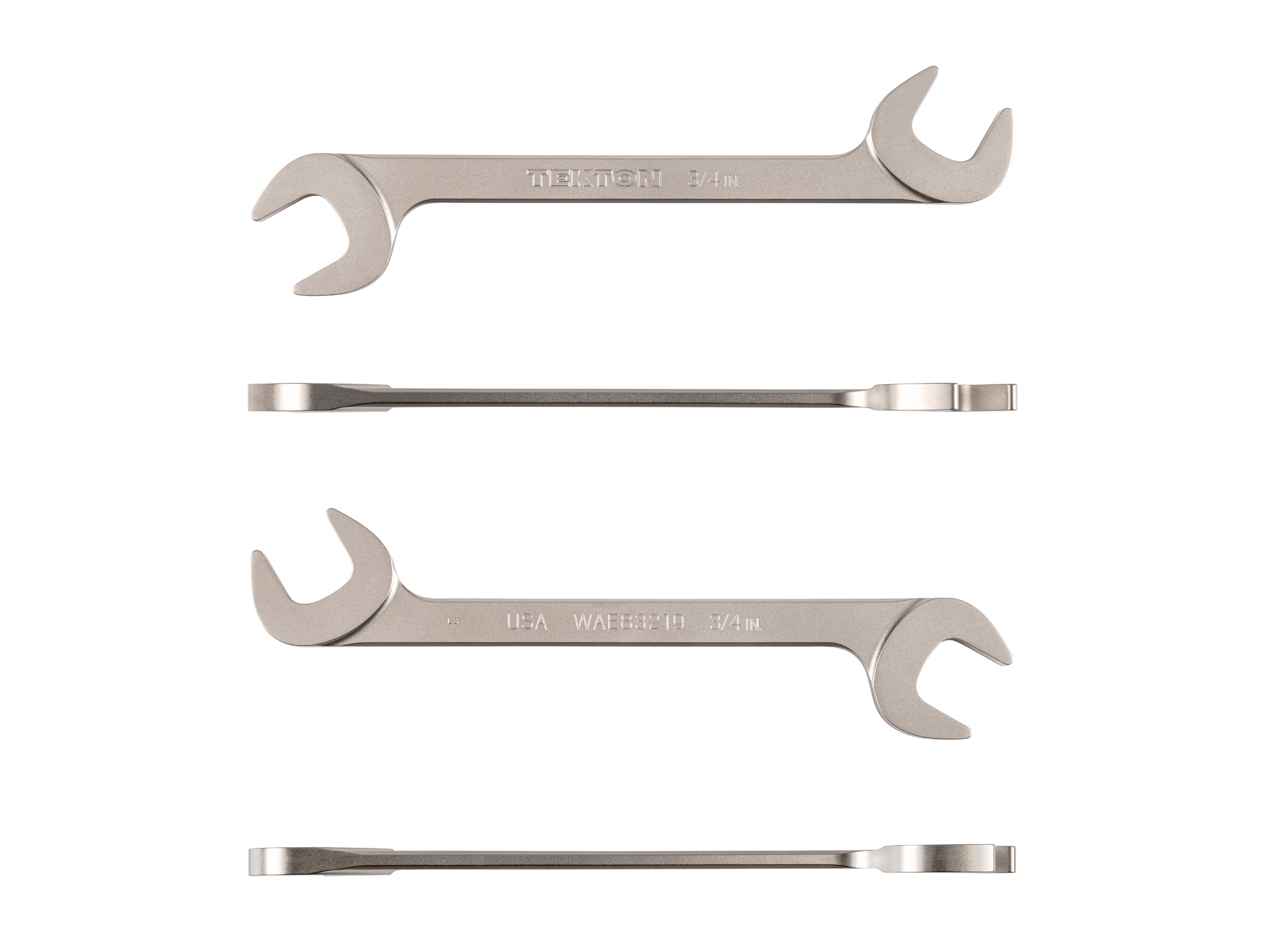 3/4" Open-End Wrench - Insulated, 15° Angled Jaw, Chrome Vanadium Steel - View #9