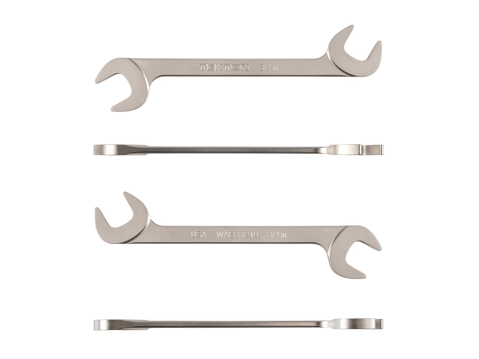 Side view of Tekton angle head wrench. Item #WAE83219