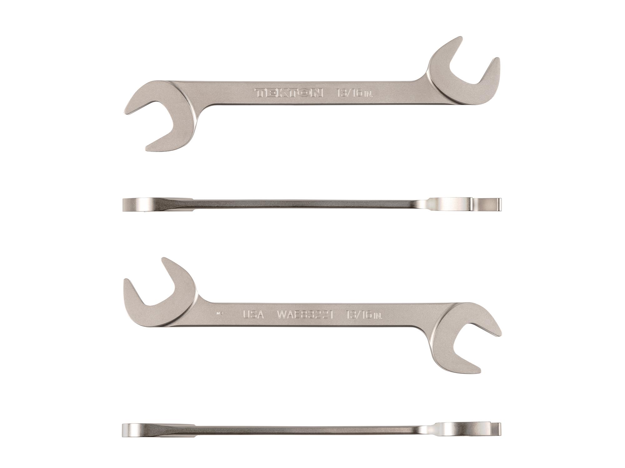 Side view of Tekton angle head wrench. Item #WAE83221