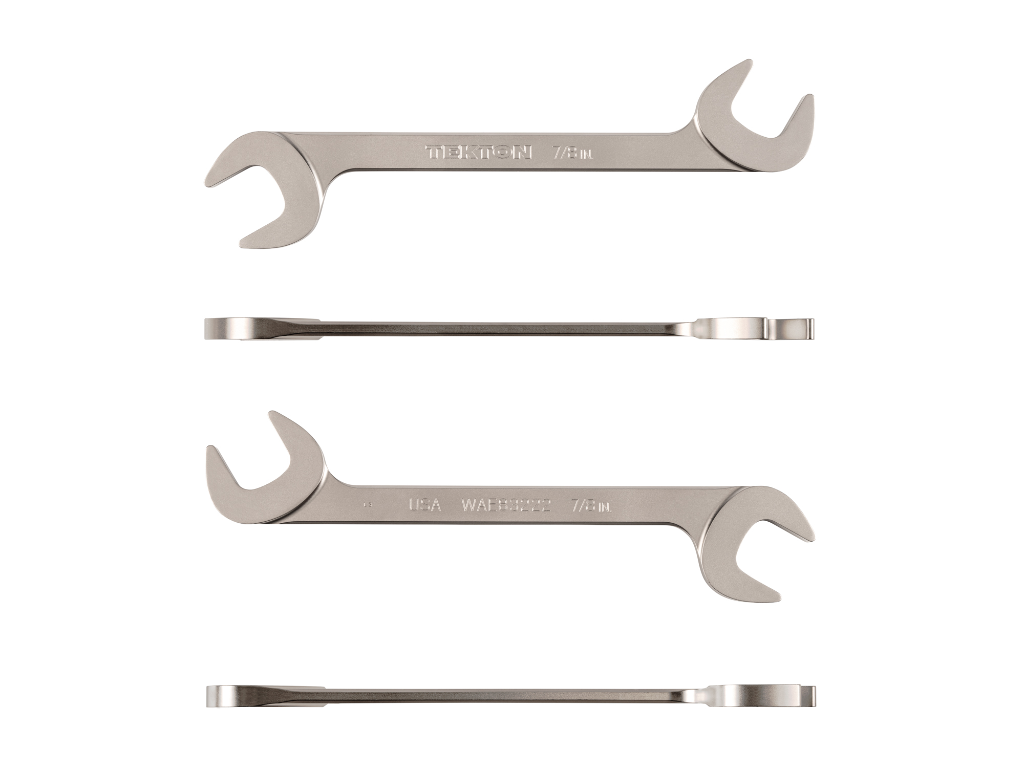 TEKTON 7/8 Inch Angle Head Open End Wrench