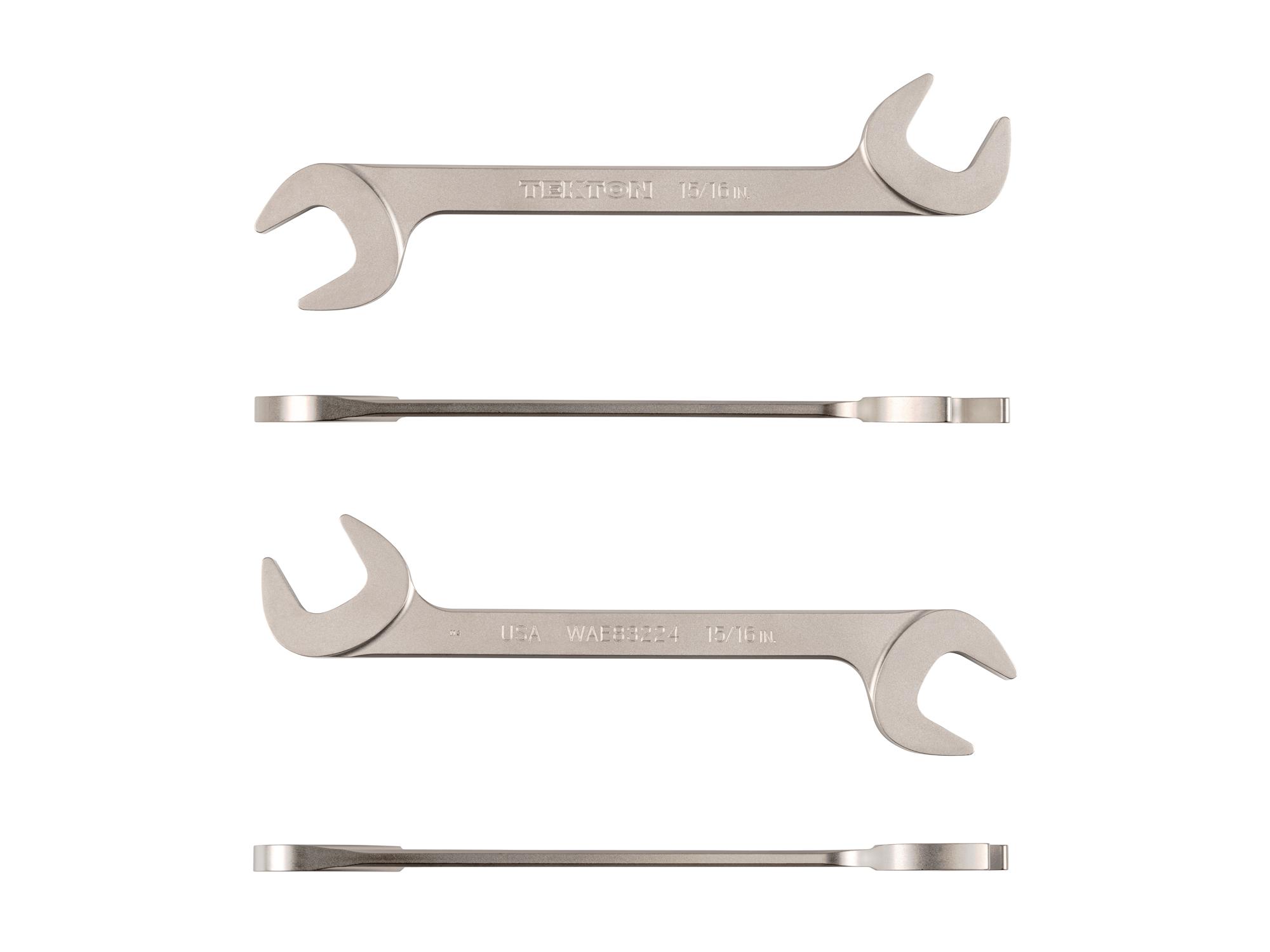 Side view of Tekton angle head wrench. Item #WAE83224