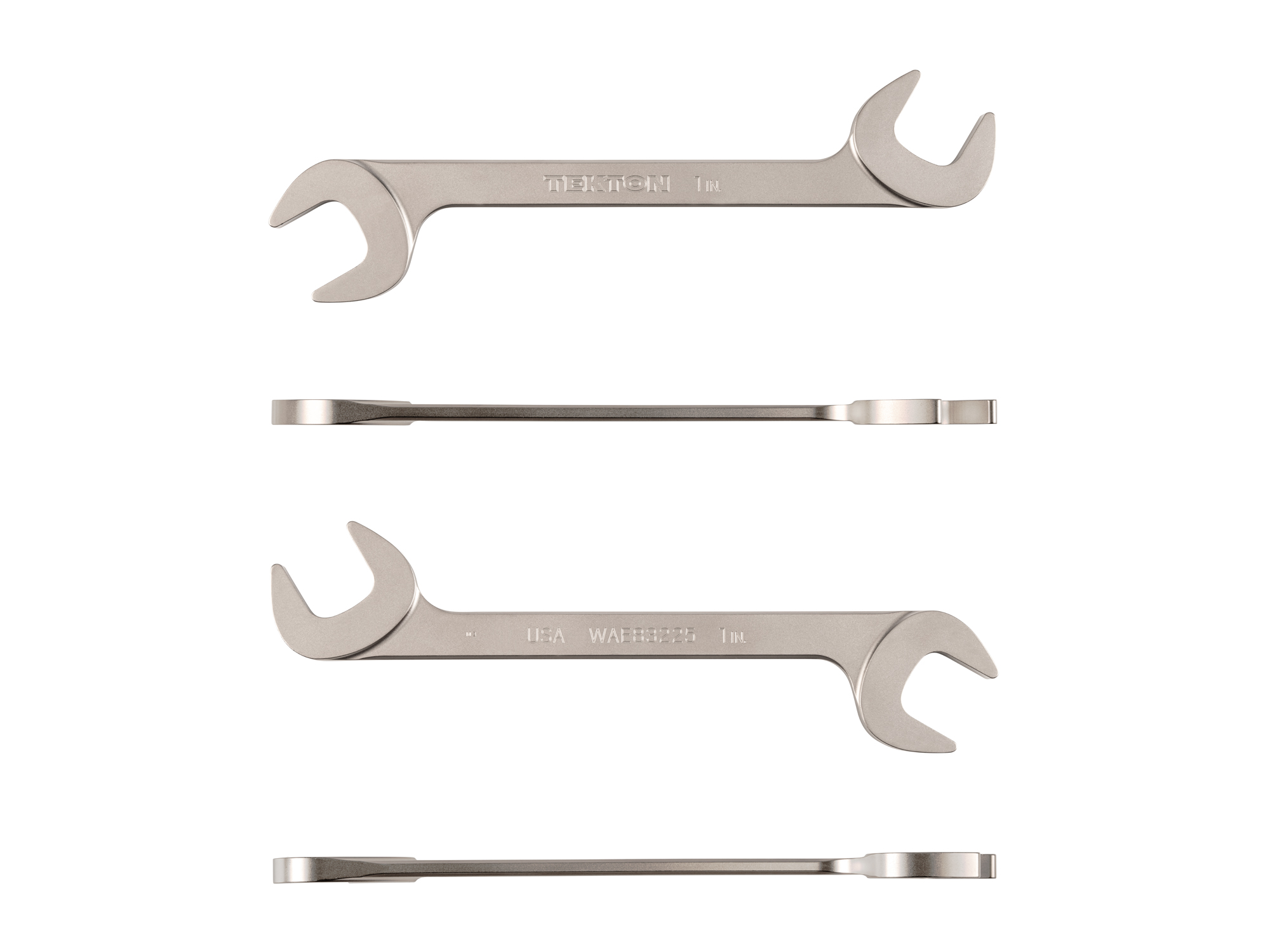 TEKTON 1 Inch Angle Head Open End Wrench