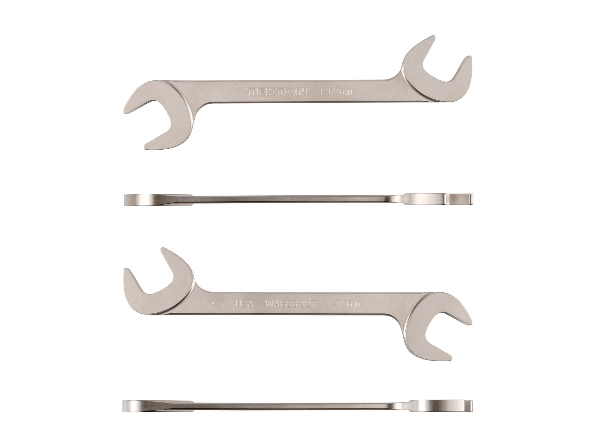 Side view of Tekton angle head wrench. Item #WAE83227