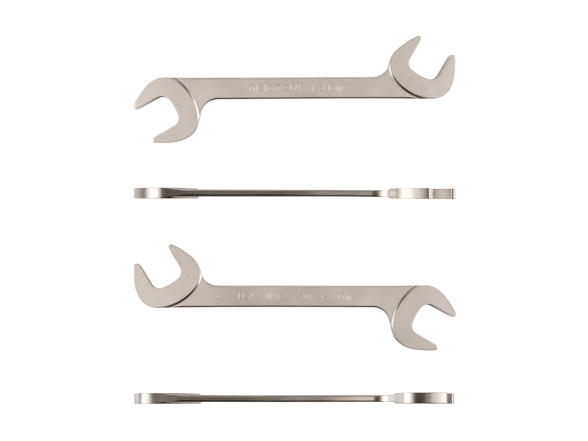 Side view of Tekton angle head wrench. Item #WAE83230