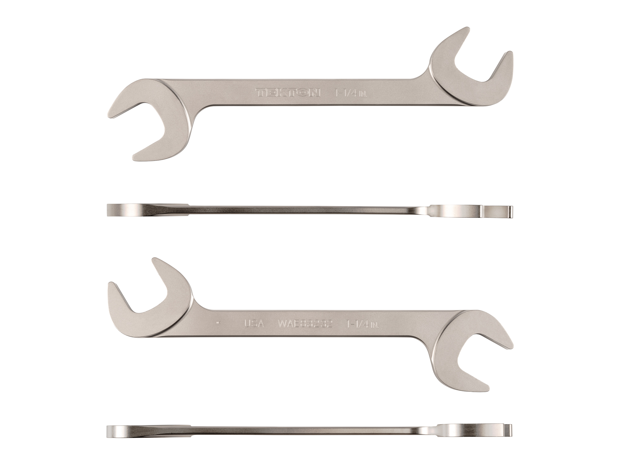 1-1/4 Inch Angle Head Open End Wrench | TEKTON | Made in USA