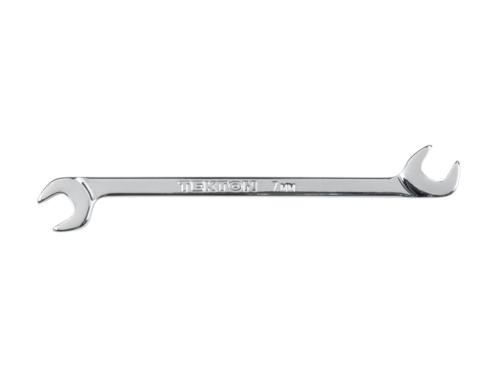 Front view of Tekton 7 millimeter angle head wrench set. Item #WAE84007