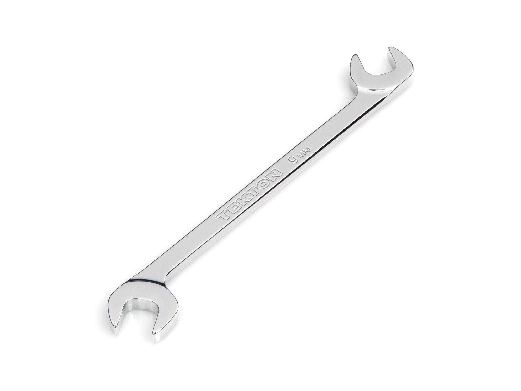 Front-right angle view of Tekton angle head wrench. Item #WAE84009