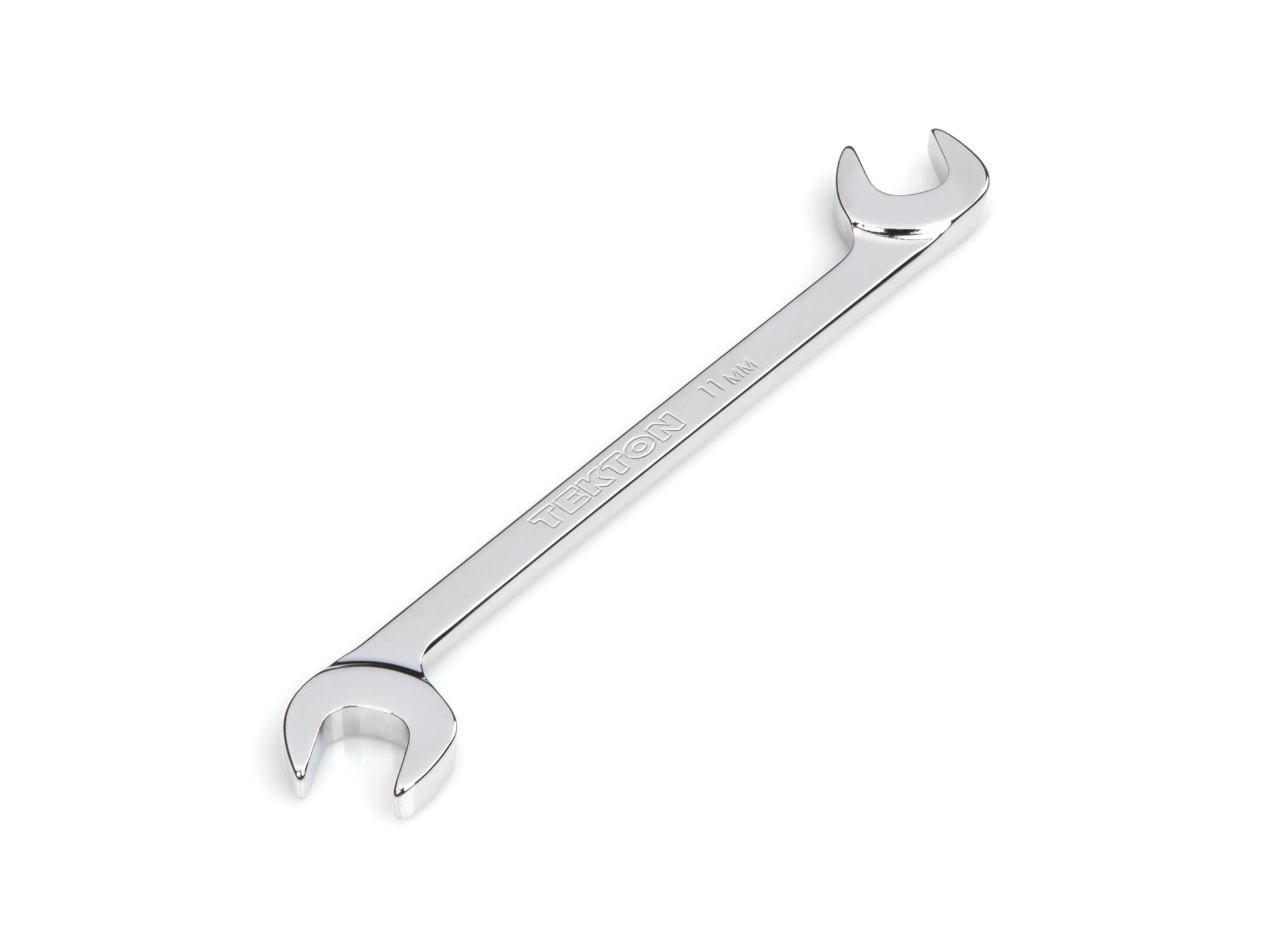 Front-right angle view of Tekton angle head wrench. Item #WAE84011