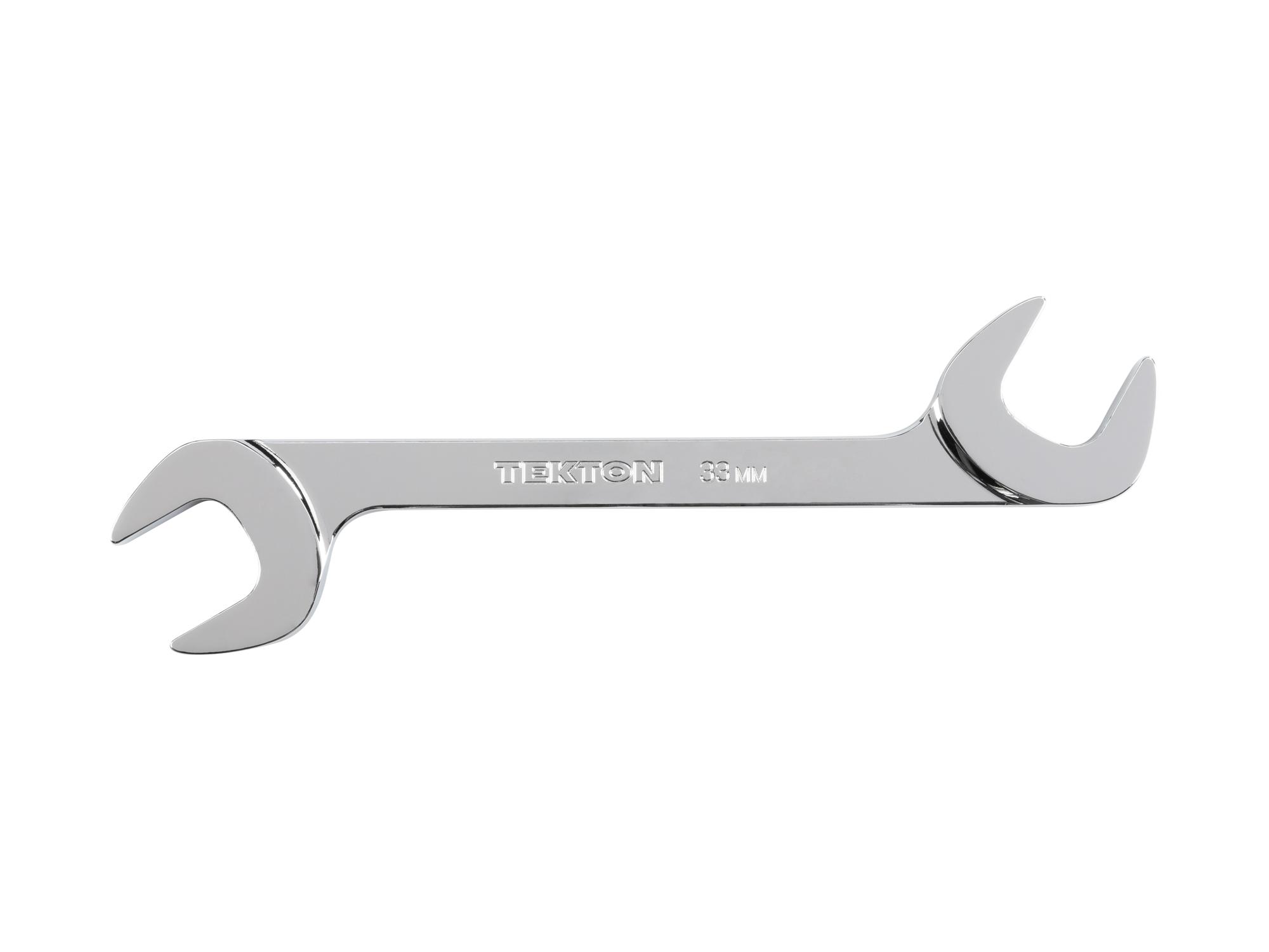 Front view of Tekton 33 millimeter angle head wrench. Item #WAE84033