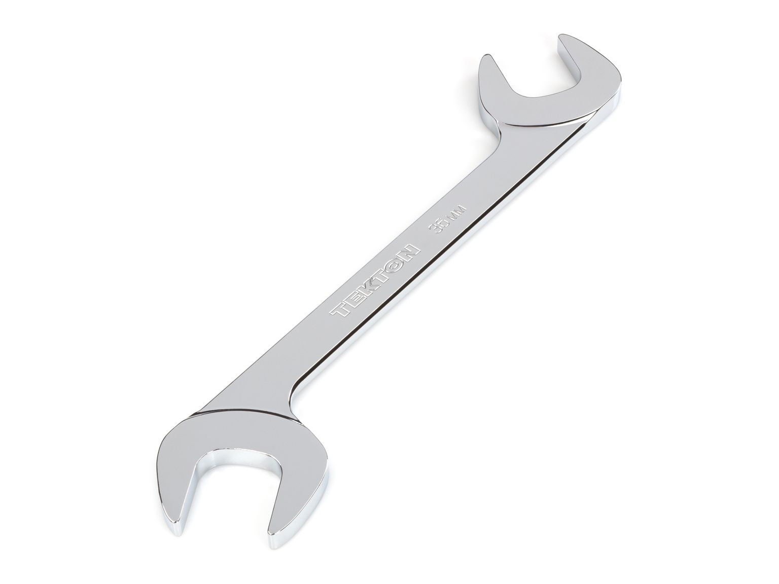 Front-right angle view of Tekton 36 millimeter angle head wrench. Item #WAE84036