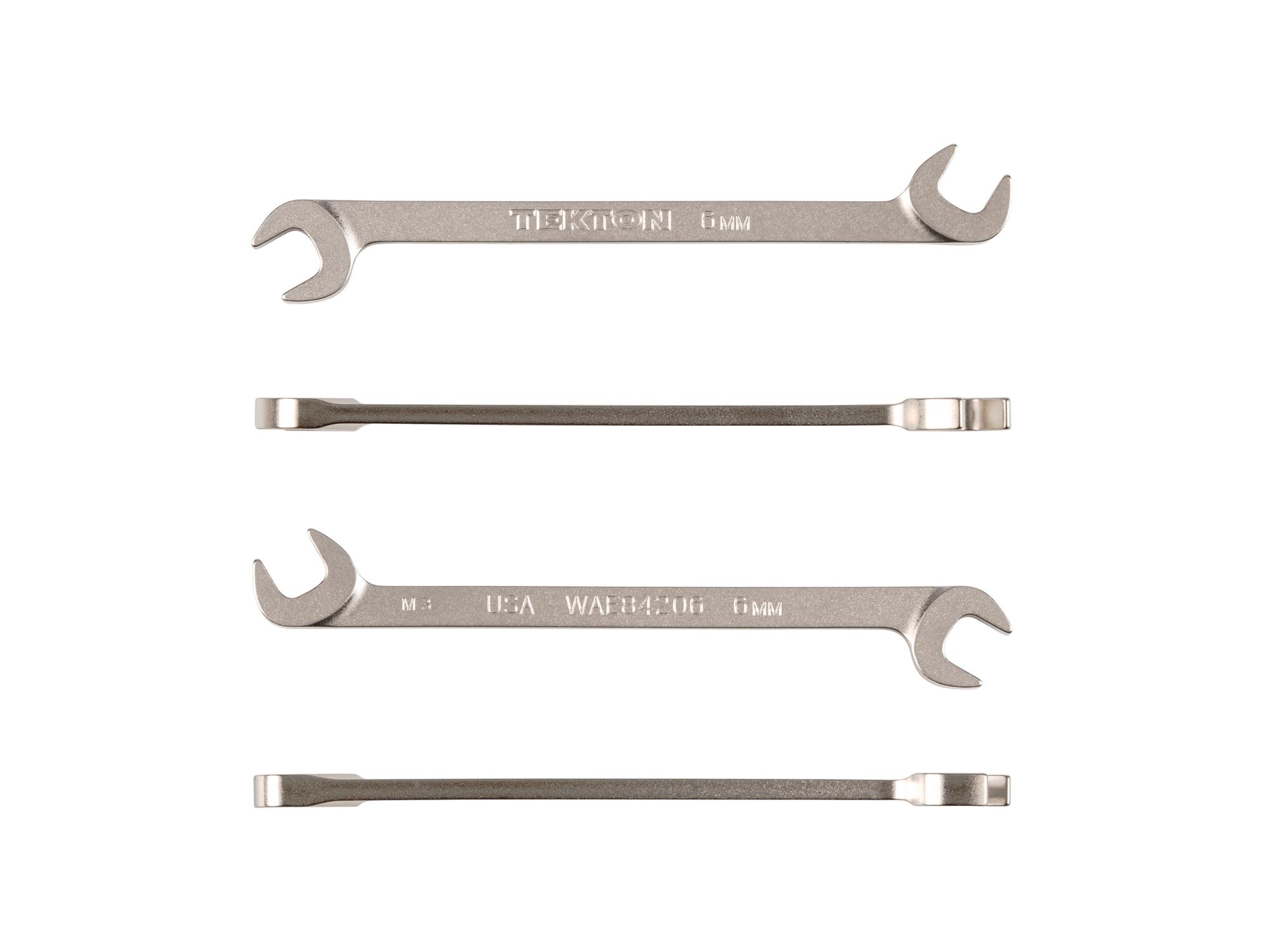 Side view of Tekton angle head wrench. Item #WAE84206