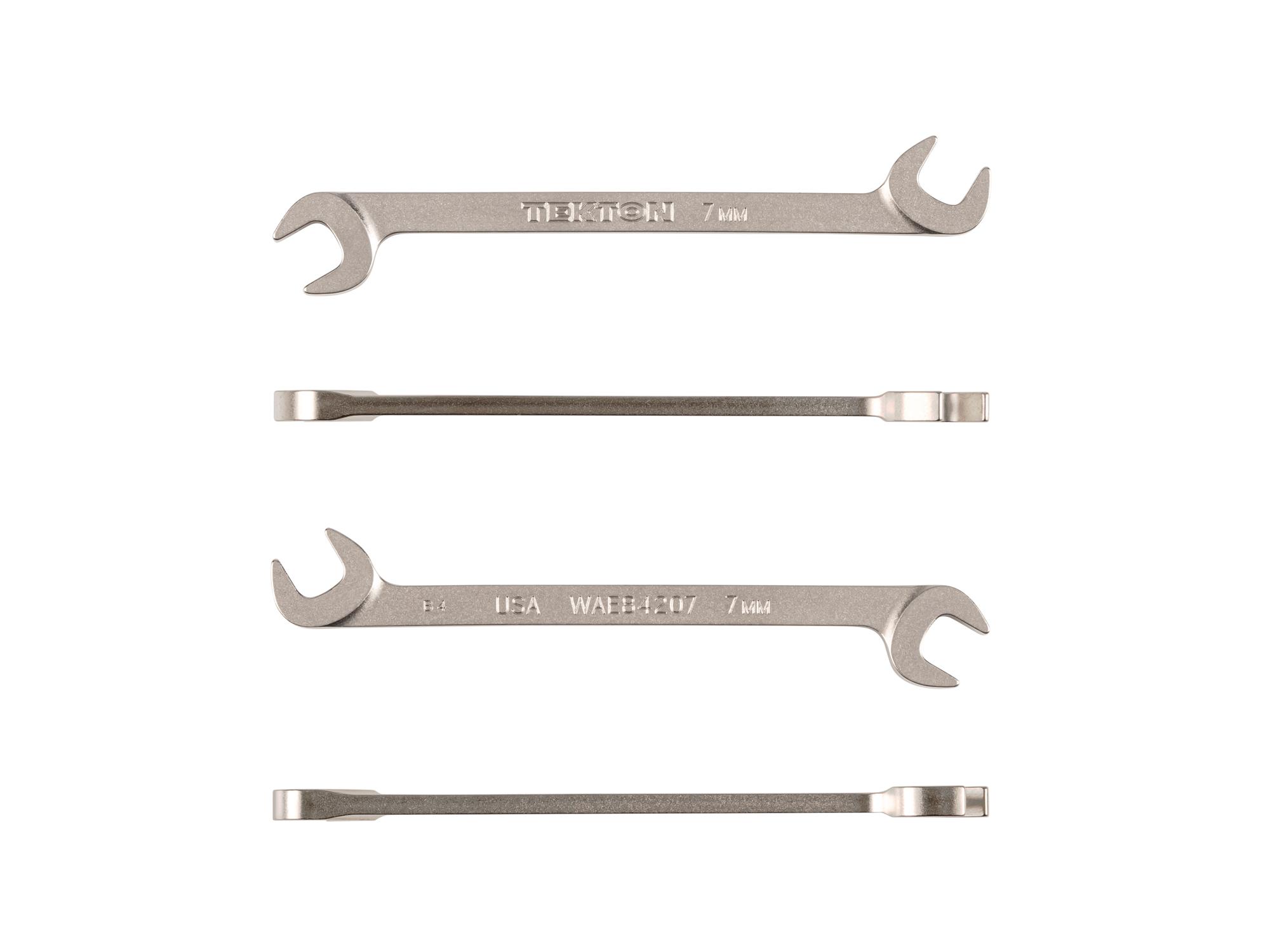 Side view of Tekton angle head wrench. Item #WAE84207