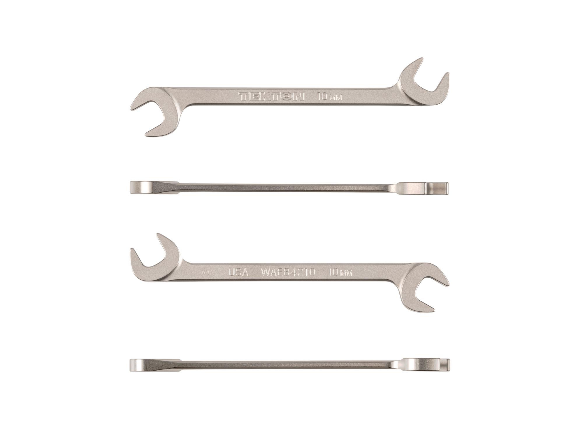 Side view of Tekton angle head wrench. Item #WAE84210
