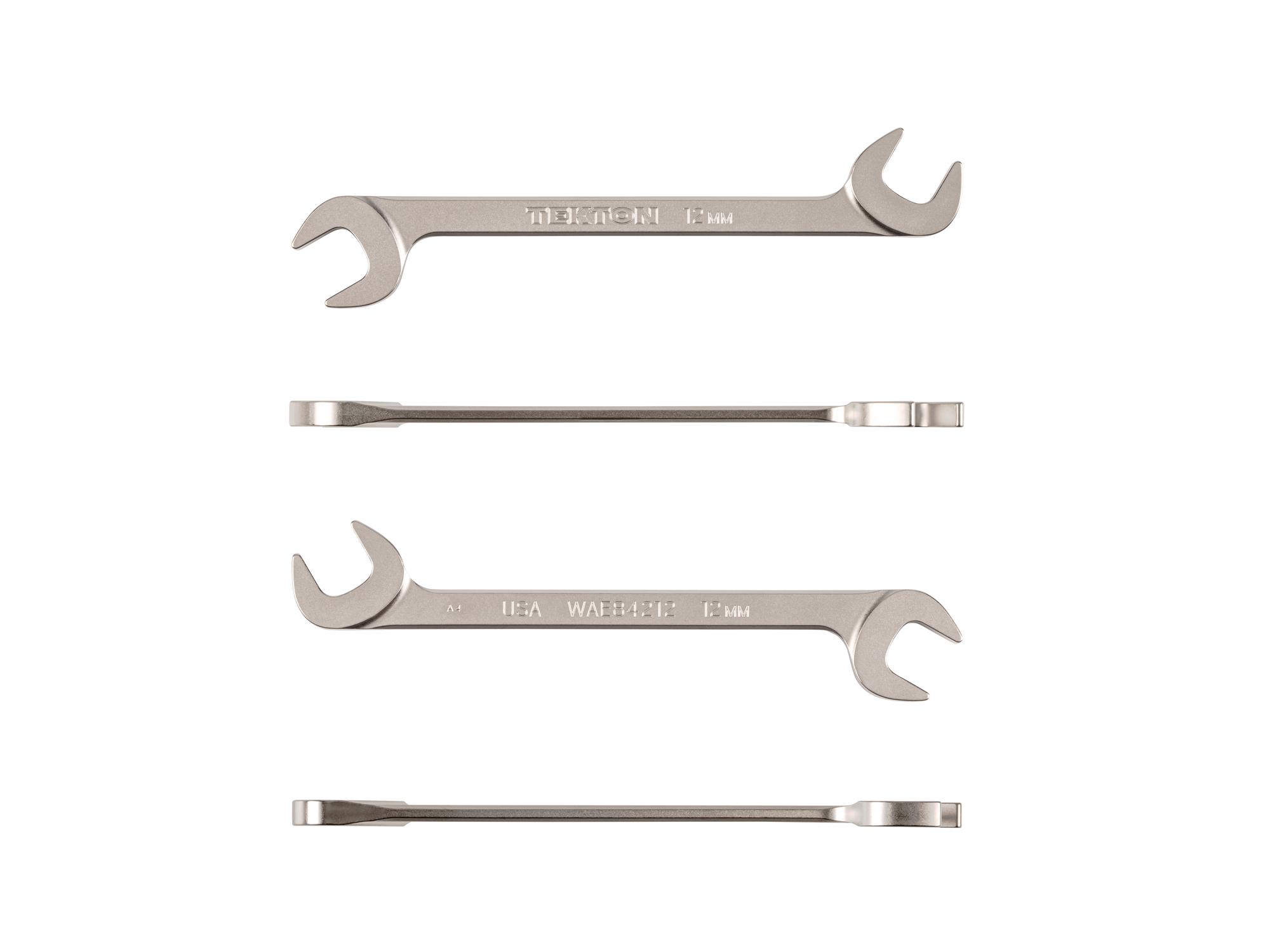Side view of Tekton angle head wrench. Item #WAE84212