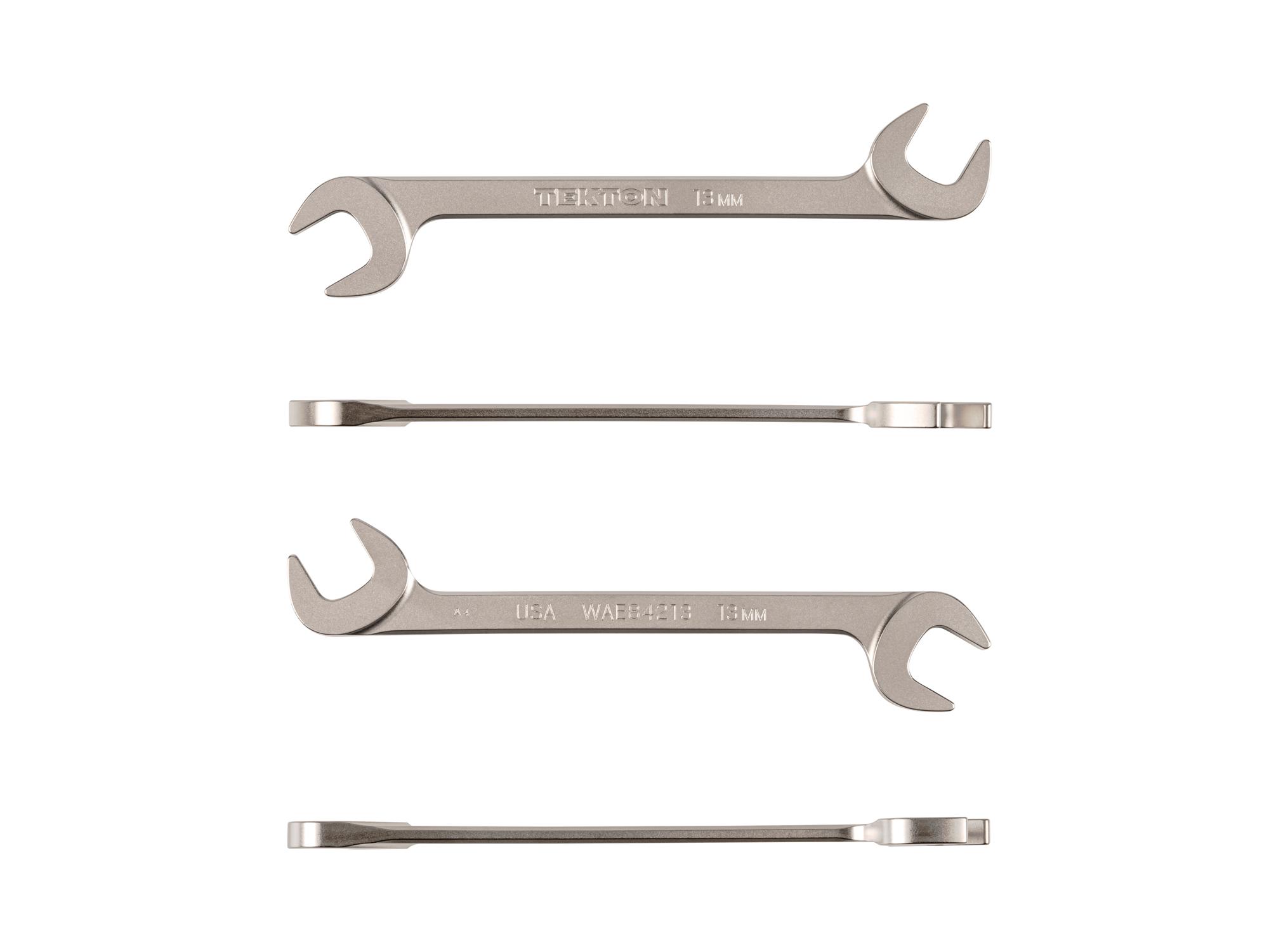 Side view of Tekton angle head wrench. Item #WAE84213