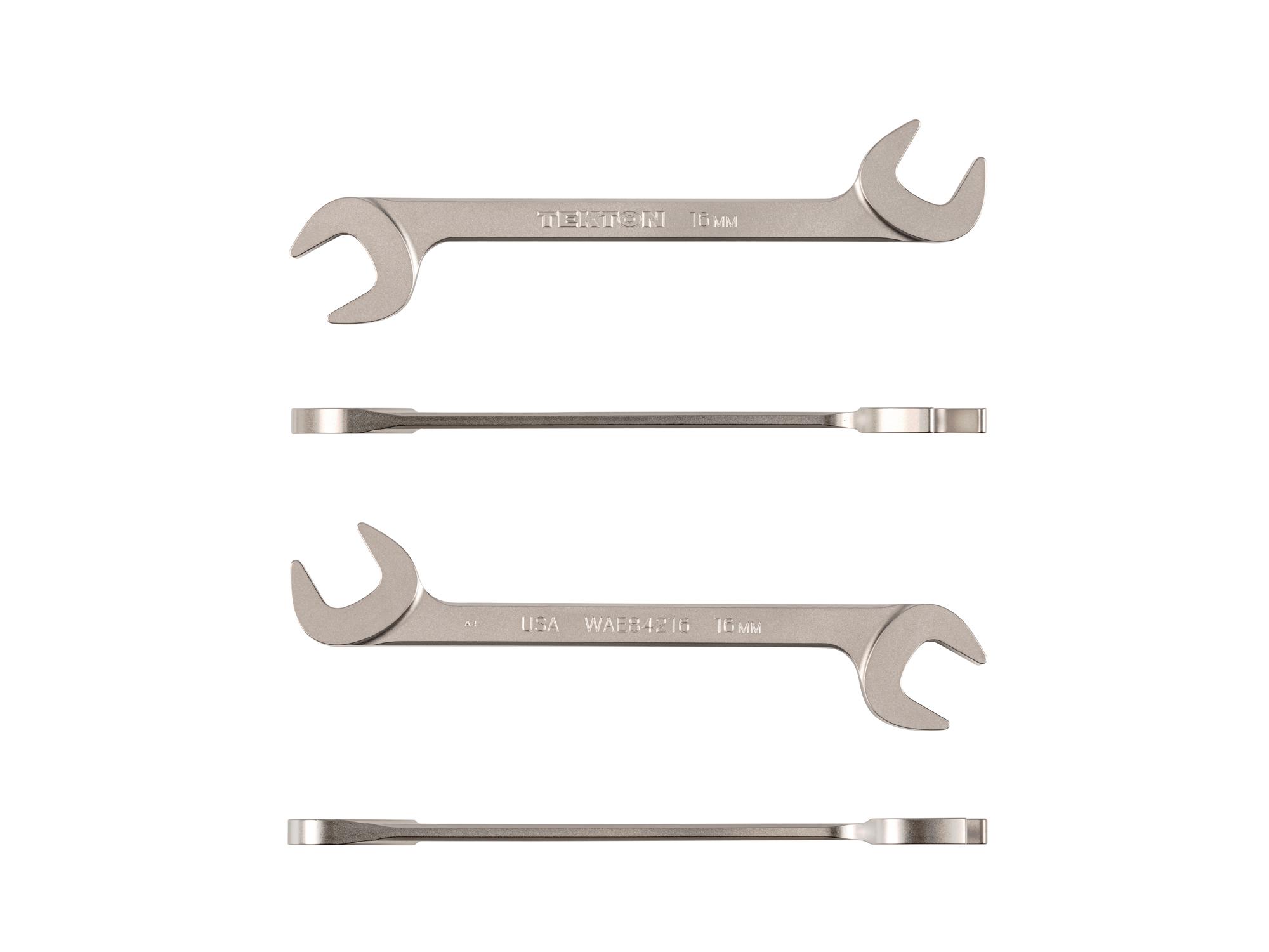 Side view of Tekton angle head wrench. Item #WAE84216