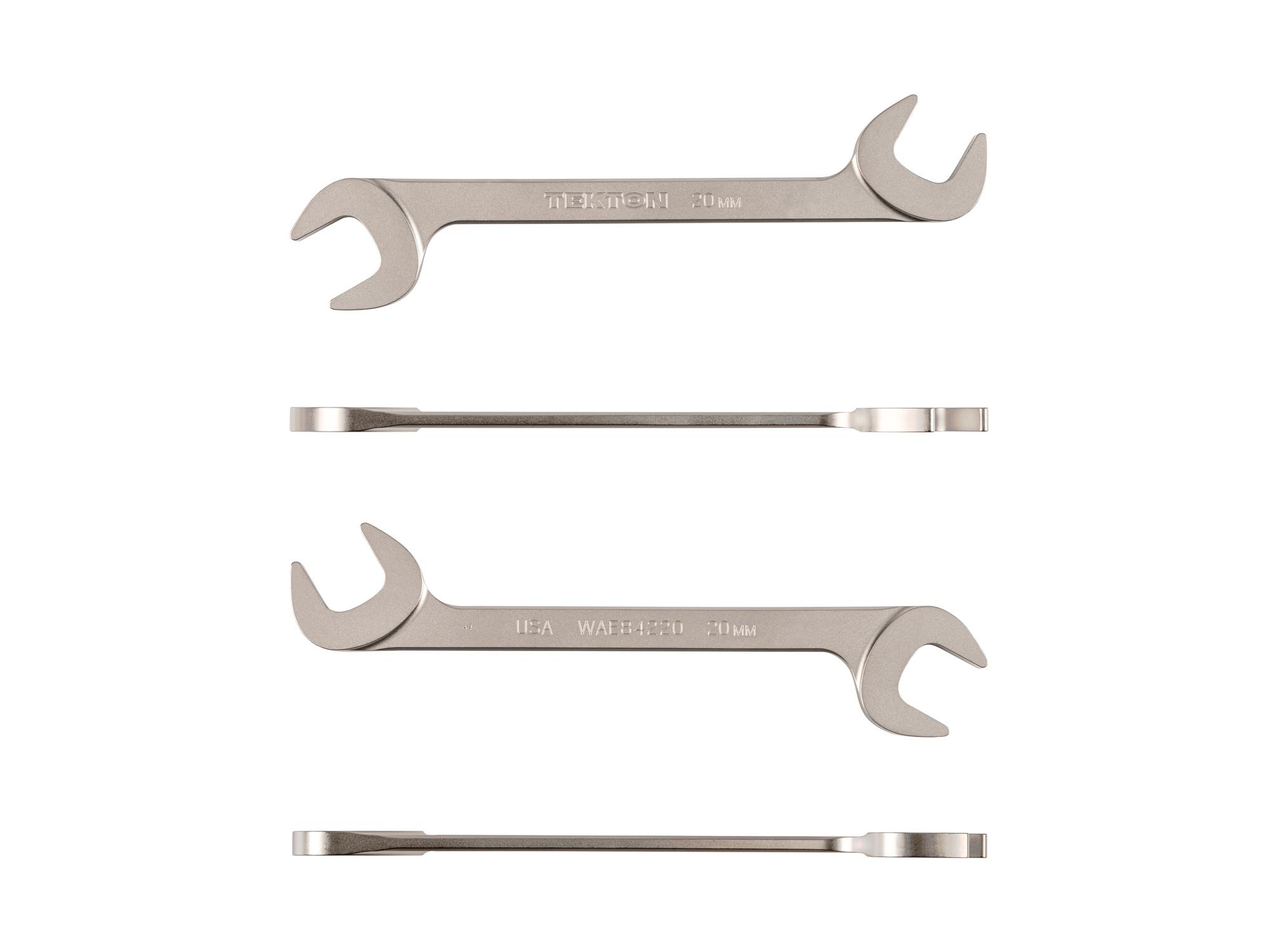 Side view of Tekton angle head wrench. Item #WAE84220