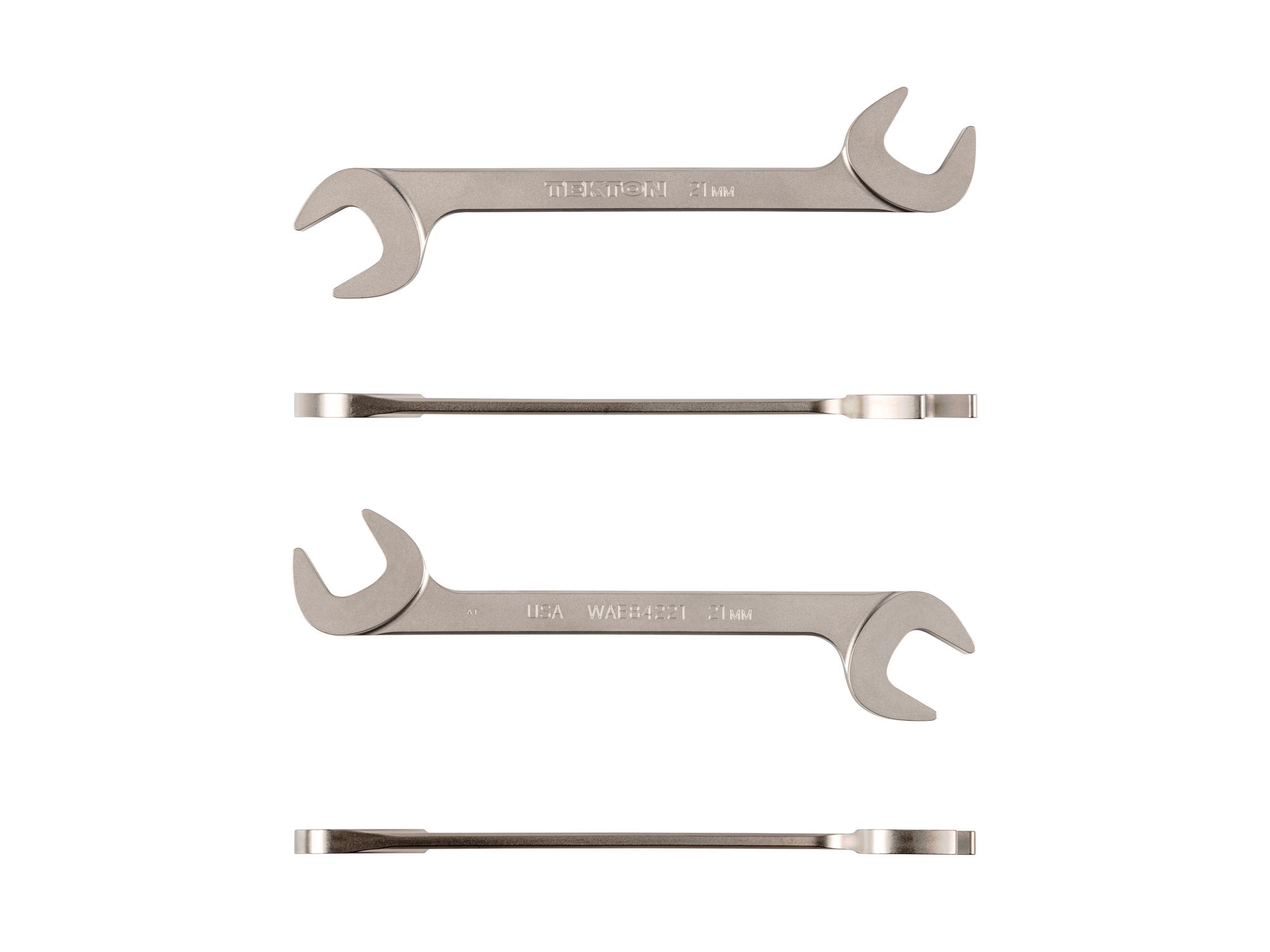 Side view of Tekton angle head wrench. Item #WAE84221