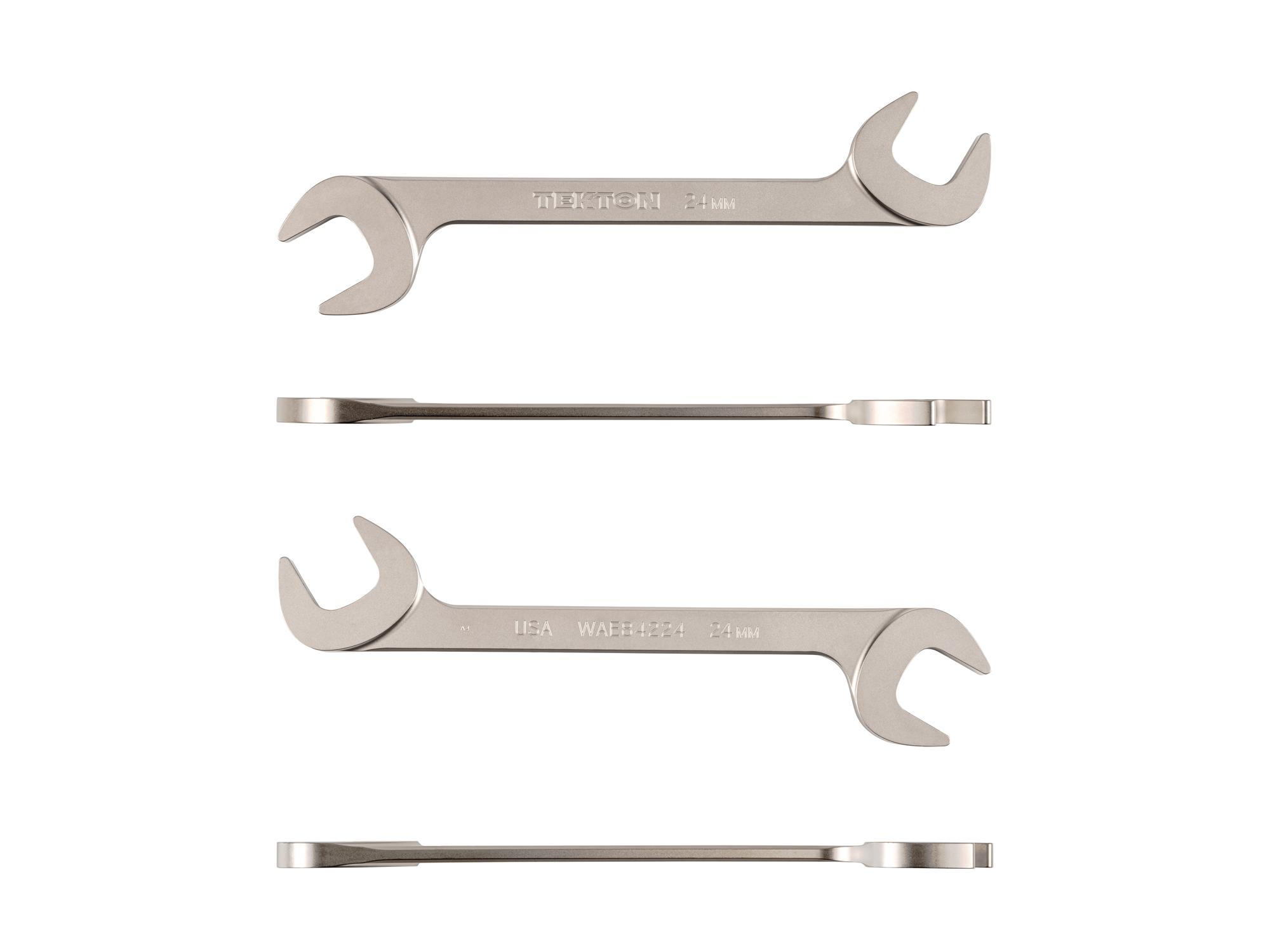 Side view of Tekton angle head wrench. Item #WAE84224