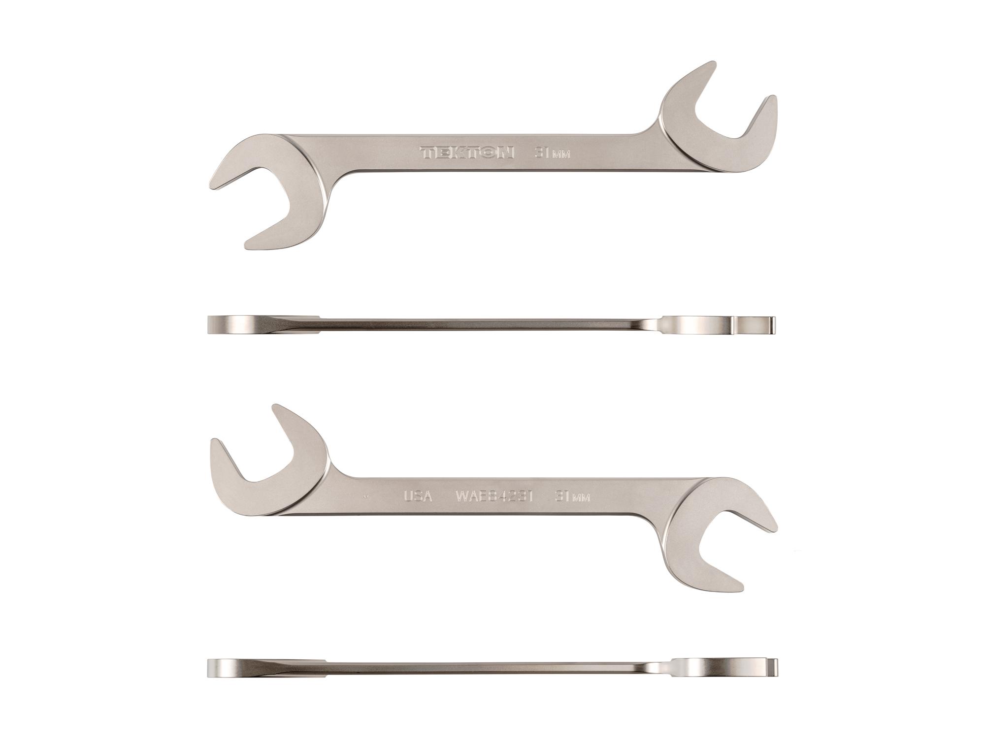 Side view of Tekton angle head wrench. Item #WAE84231