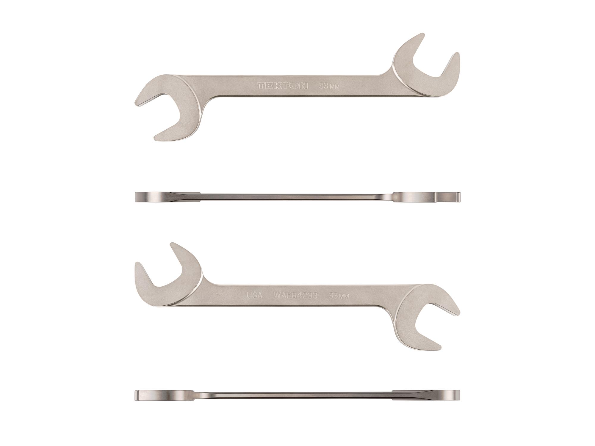 Side view of Tekton angle head wrench. Item #WAE84233