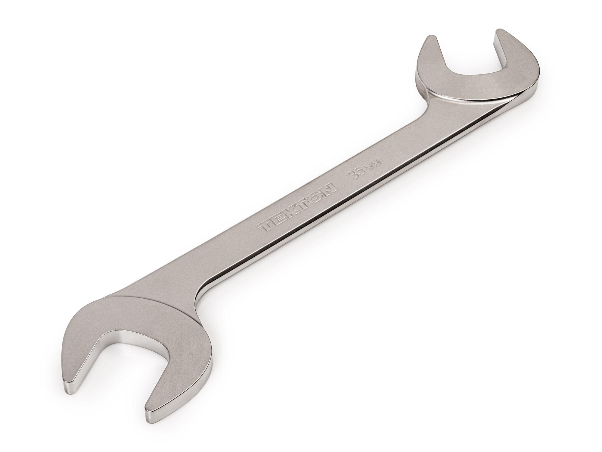 Front-right angle view of Tekton angle head wrench. Item #WAE84235