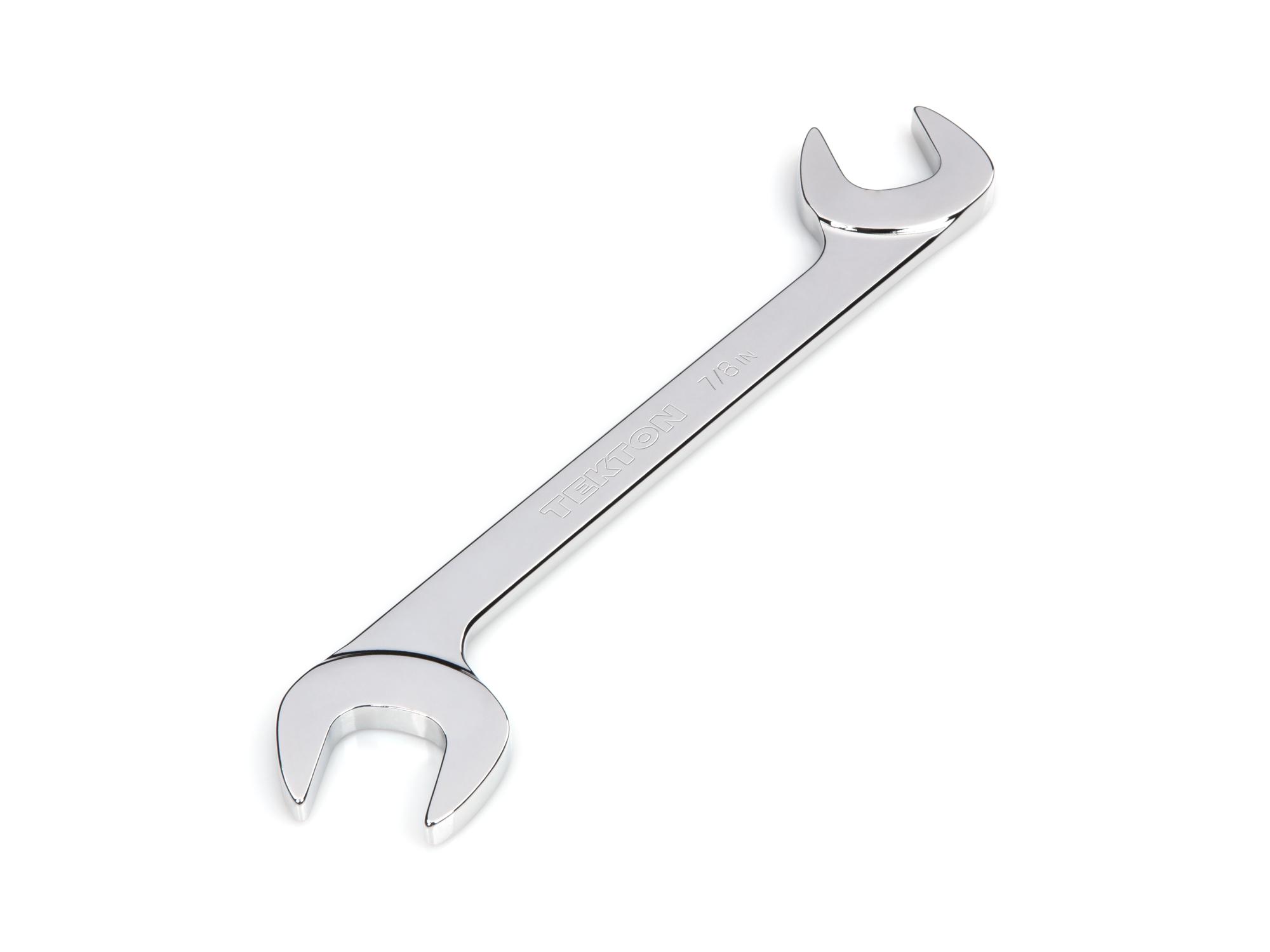 Front-right angle view of Tekton 7/8 inch angle head wrench set. Item #X49