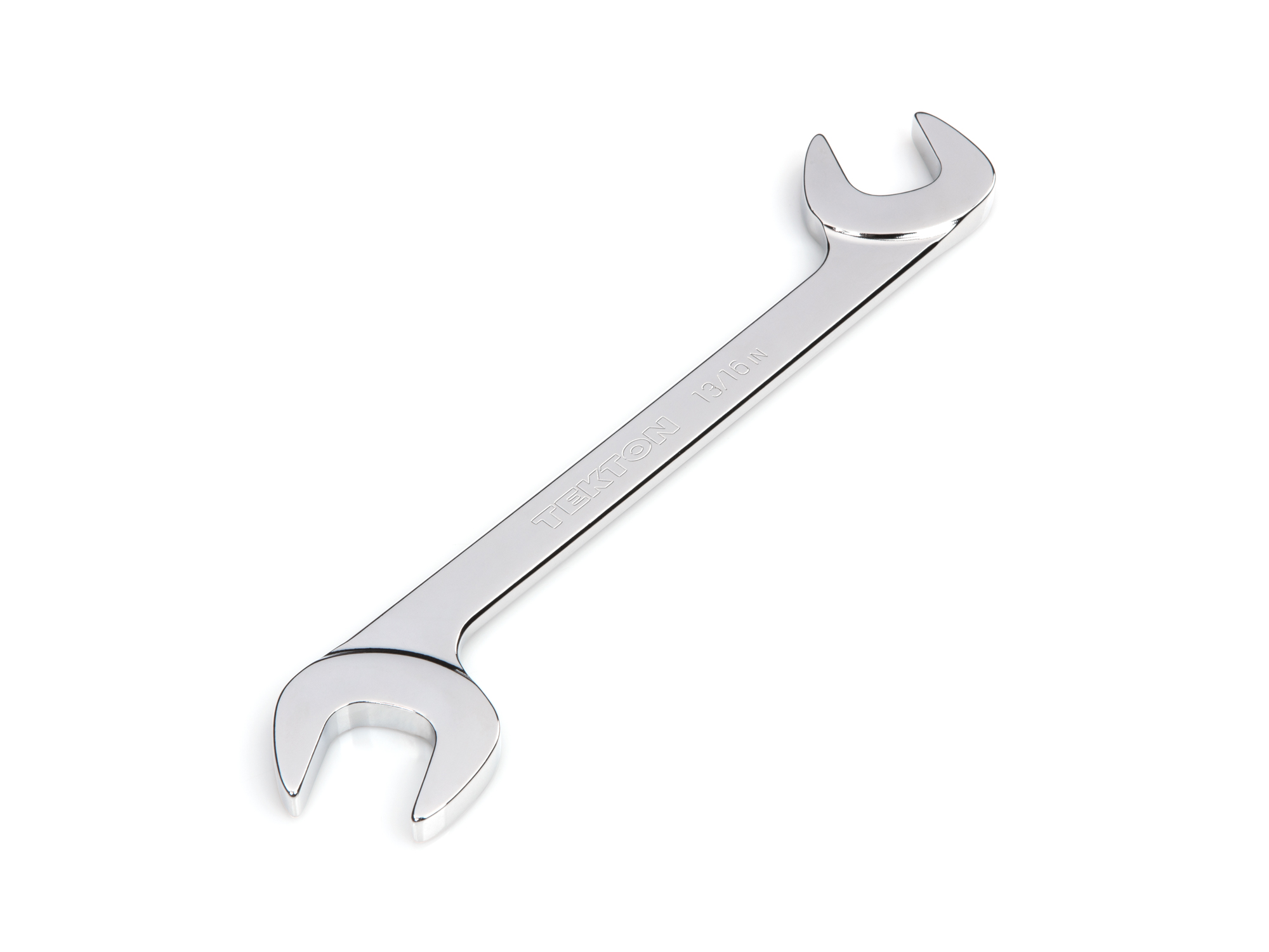 TEKTON 13/16 Inch Angle Head Open End Wrench (Chrome Finish) (Blemished)