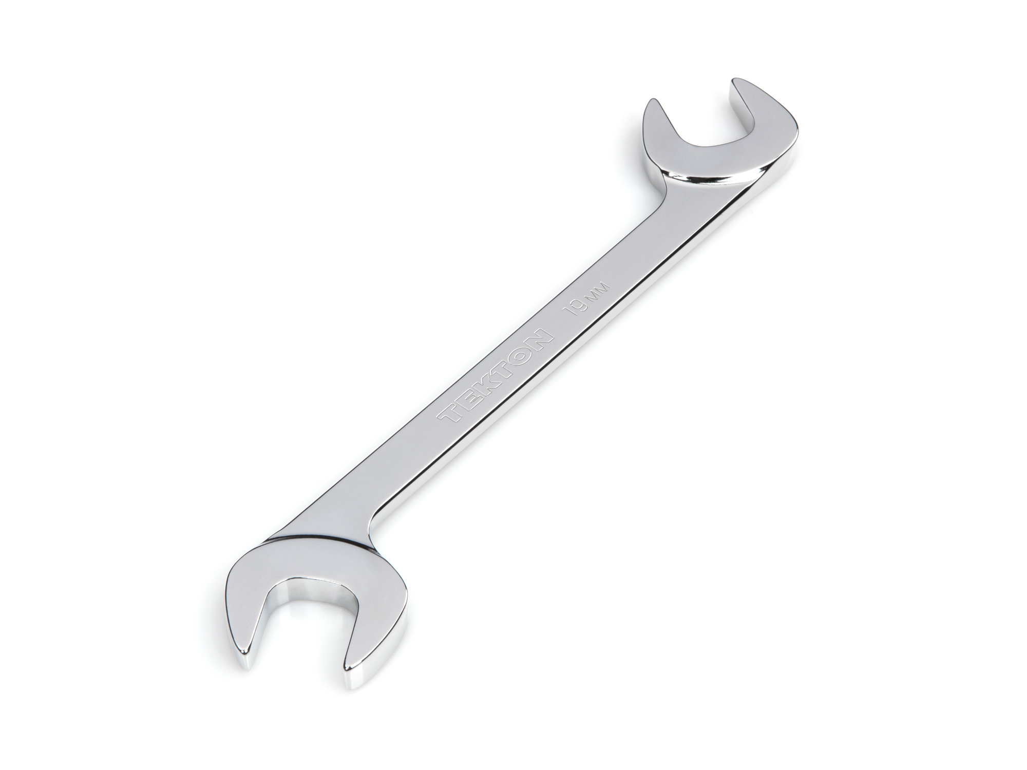 TEKTON 19 mm Angle Head Open End Wrench (Chrome Finish) (Blemished)