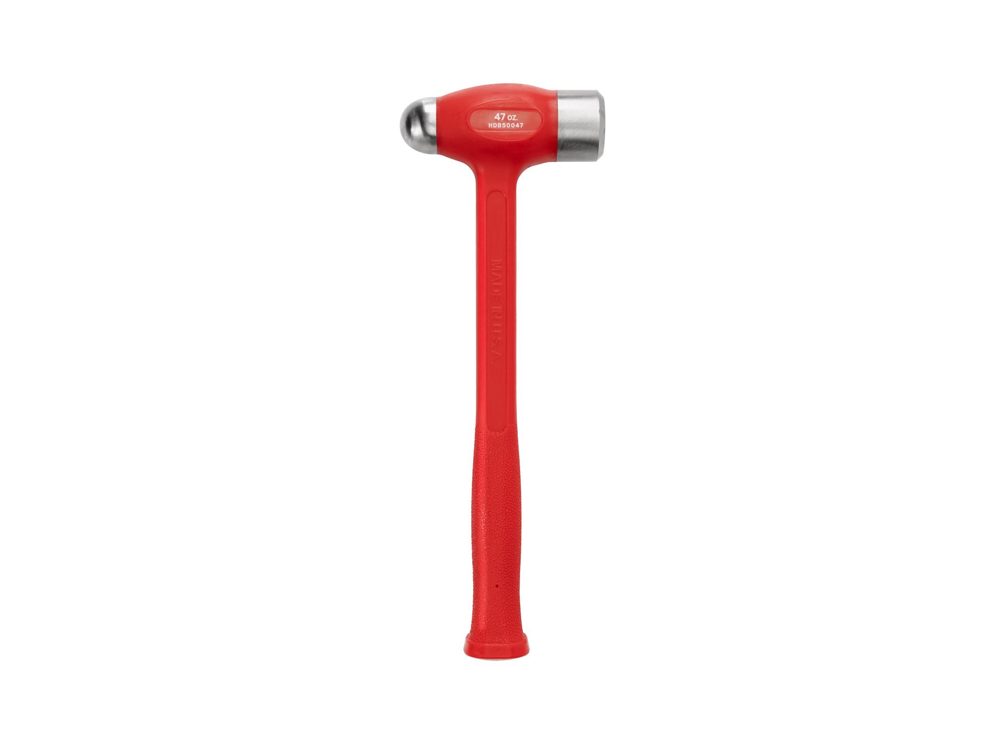 Back view of Tekton ball peen hammer. Item #HDB50047