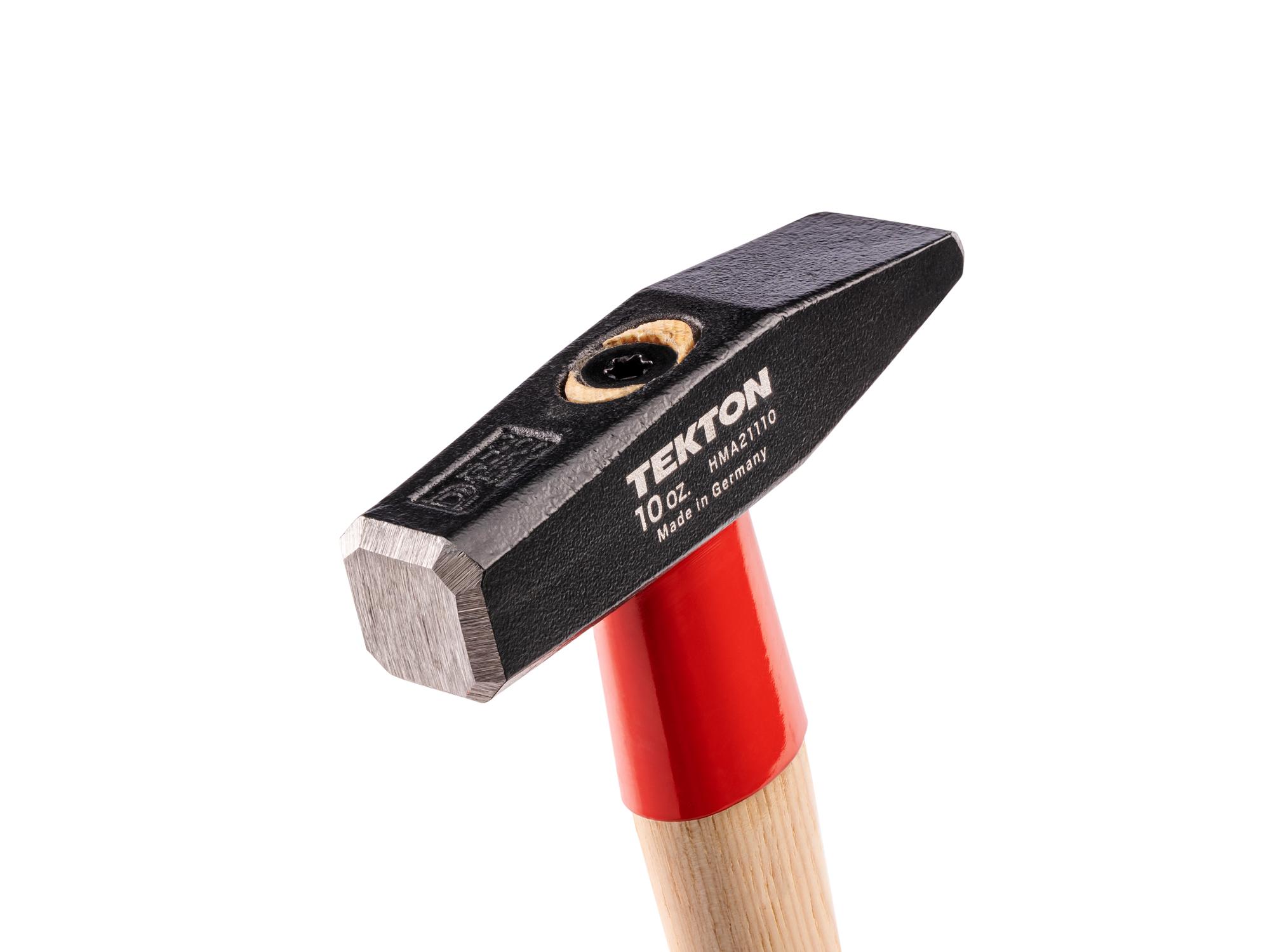Closeup view of Tekton ball peen hammer. Item #HMA21110