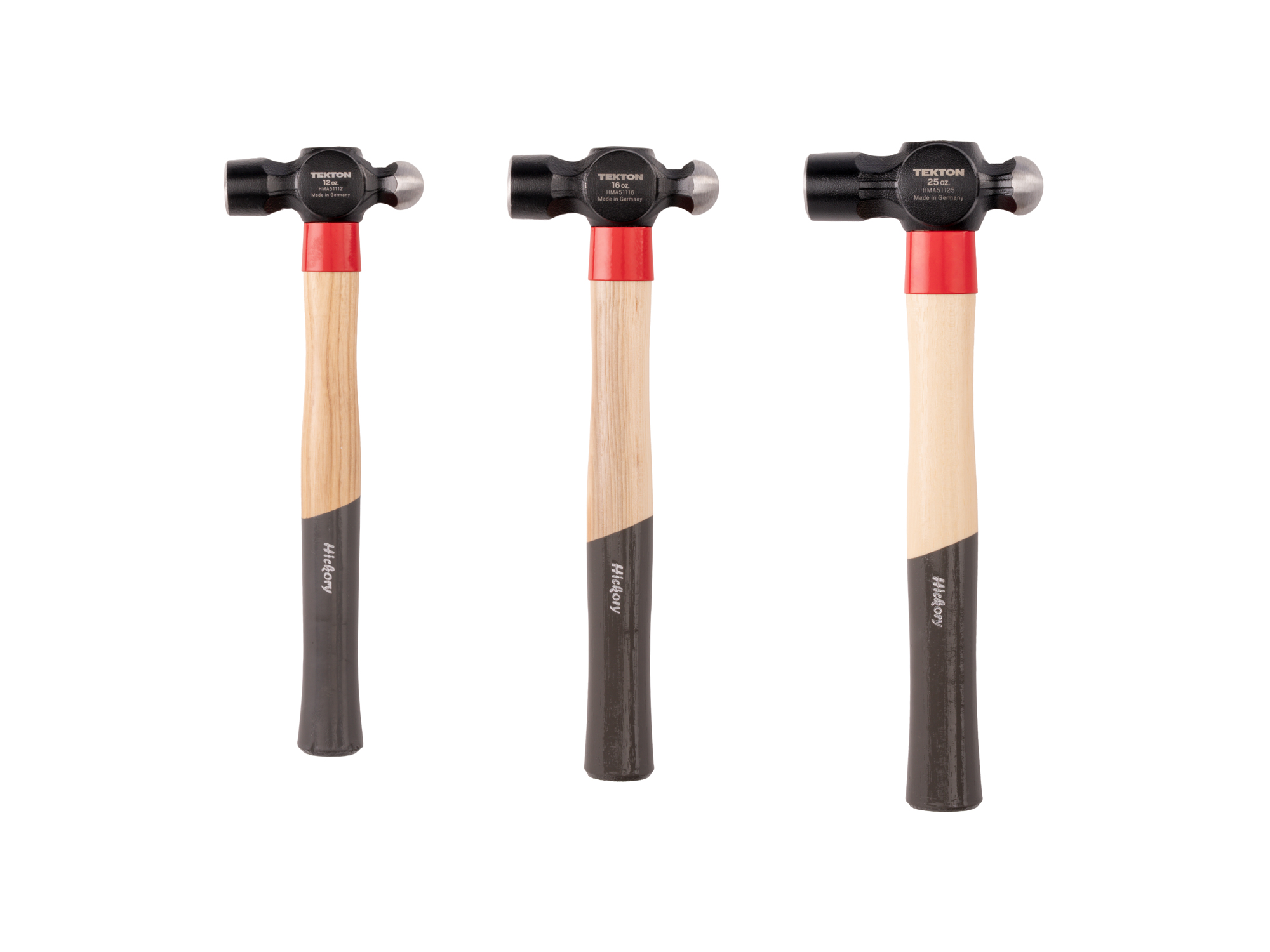 Titan 2-Piece Ball Peen Hammer Set - 8oz And 16oz With Fiberglass Handles