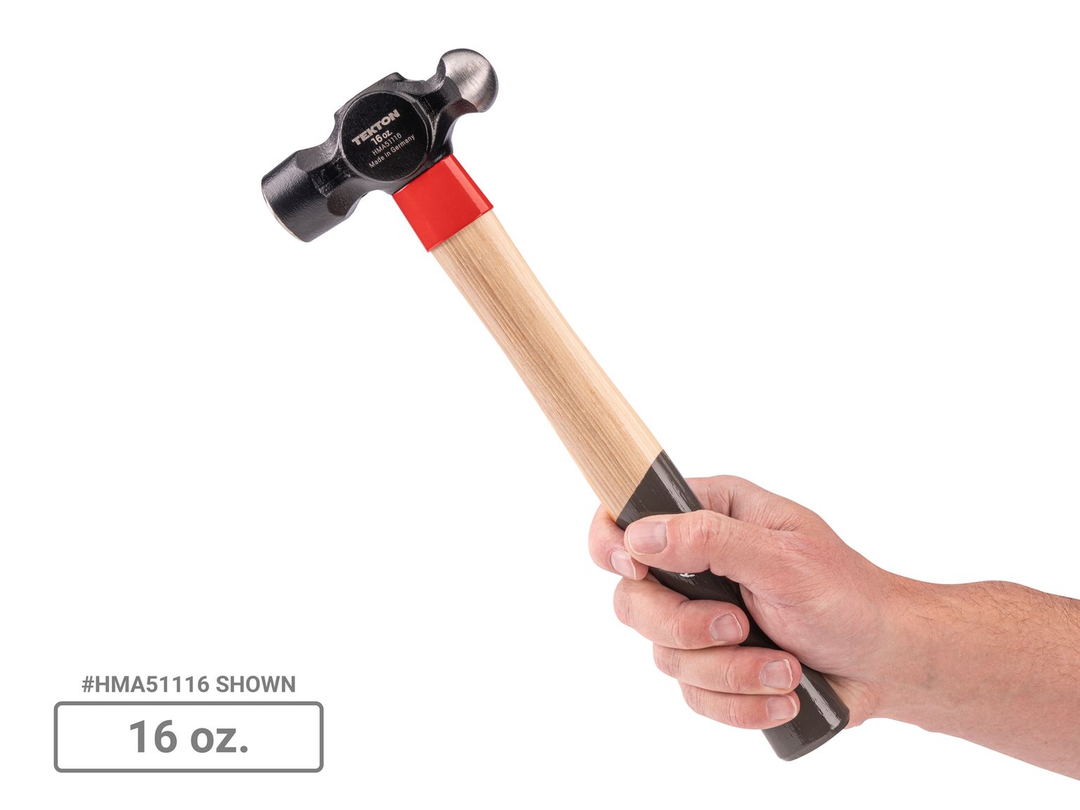 TEKTON Ball Peen Hammer Set, 3-Piece (12, 16, 25 oz.)