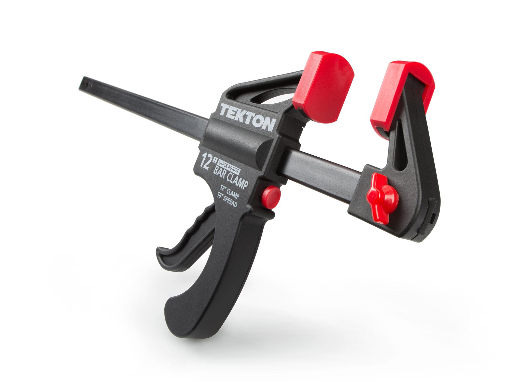 Front-right angle view of Tekton  bar clamp set. Item #39182