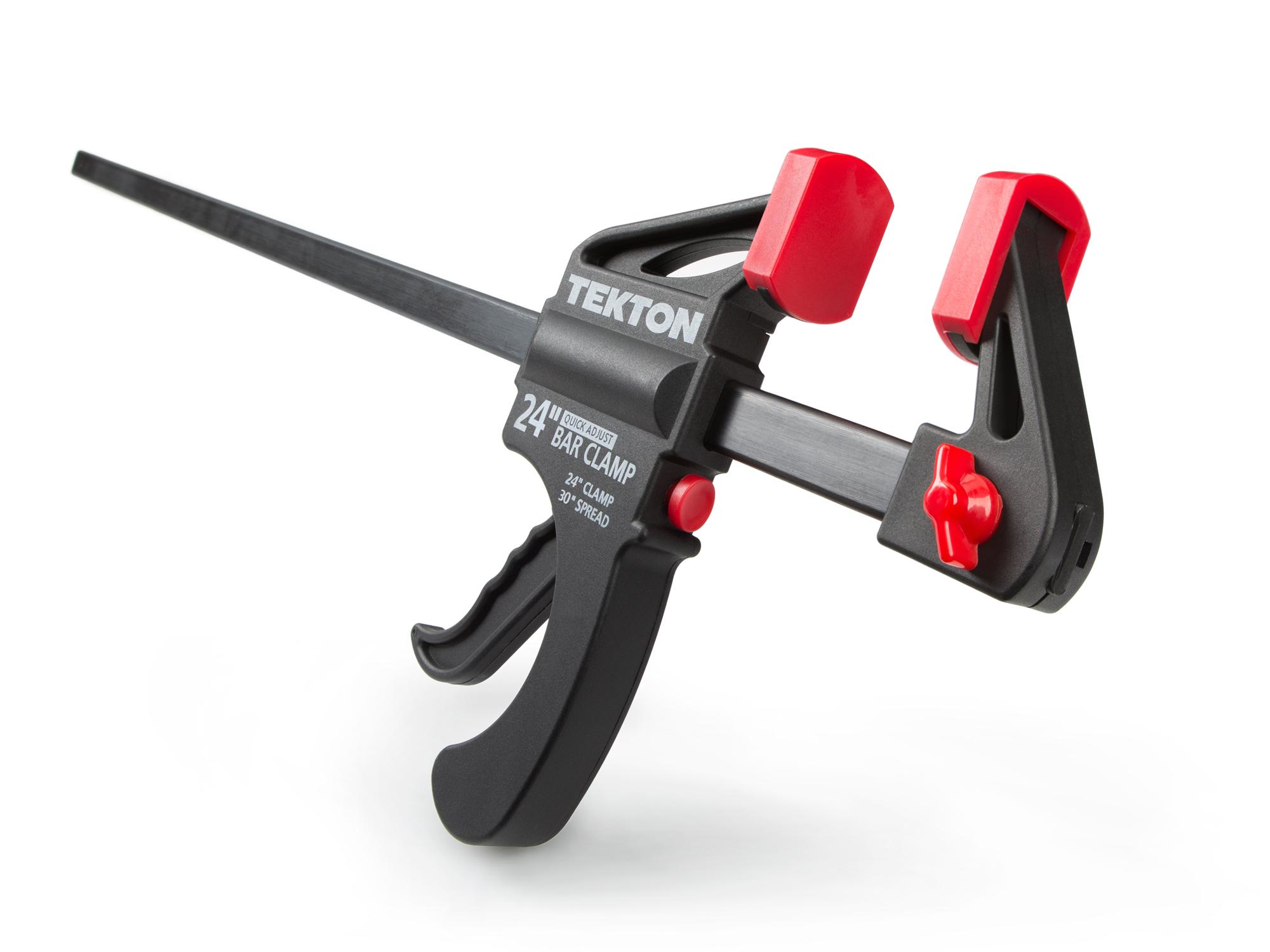 Front-right angle view of Tekton  bar clamp set. Item #39184