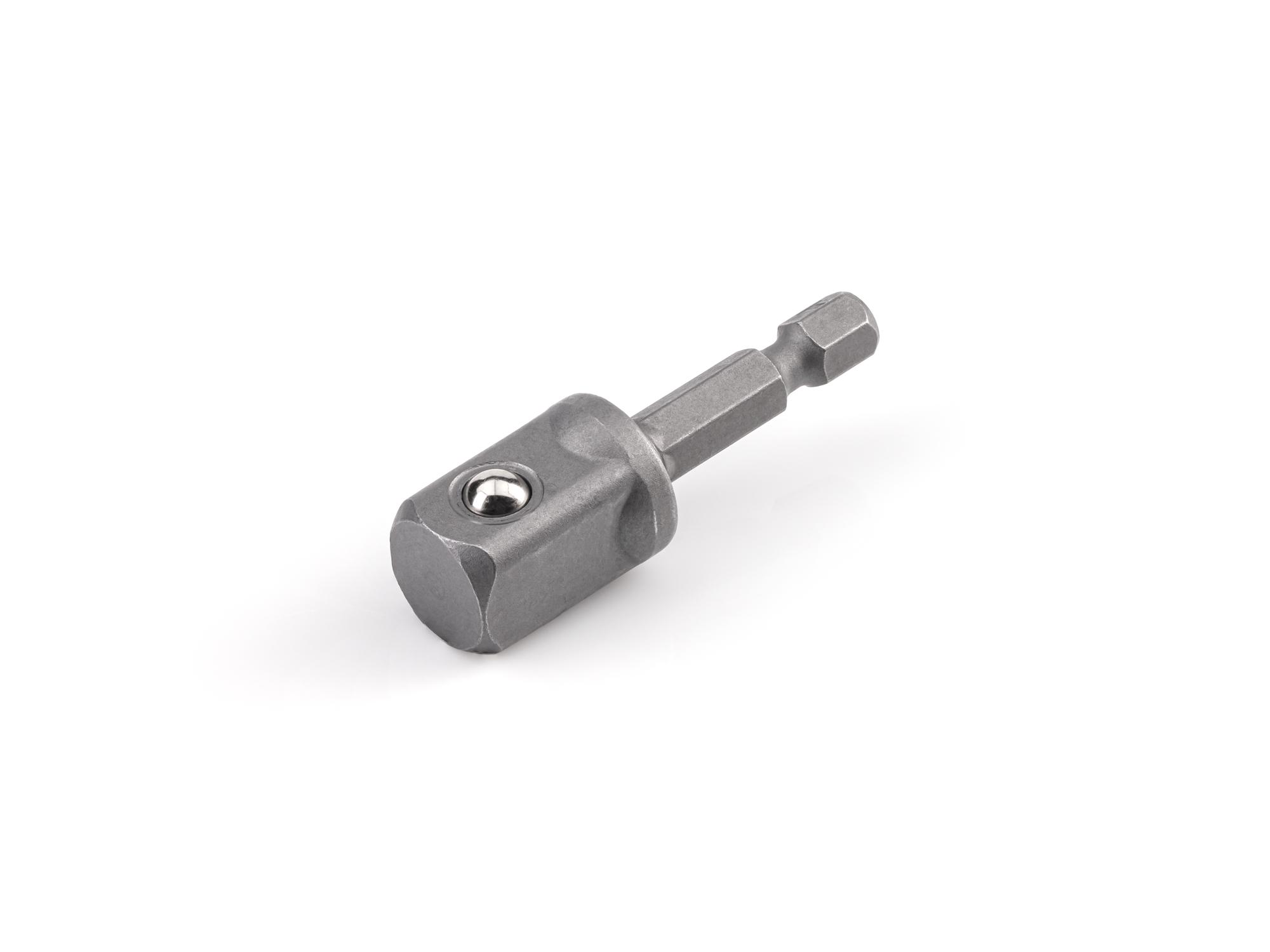 TEKTON 1/4 Inch Hex Shank to 1/2 Inch Drive Socket Adapter