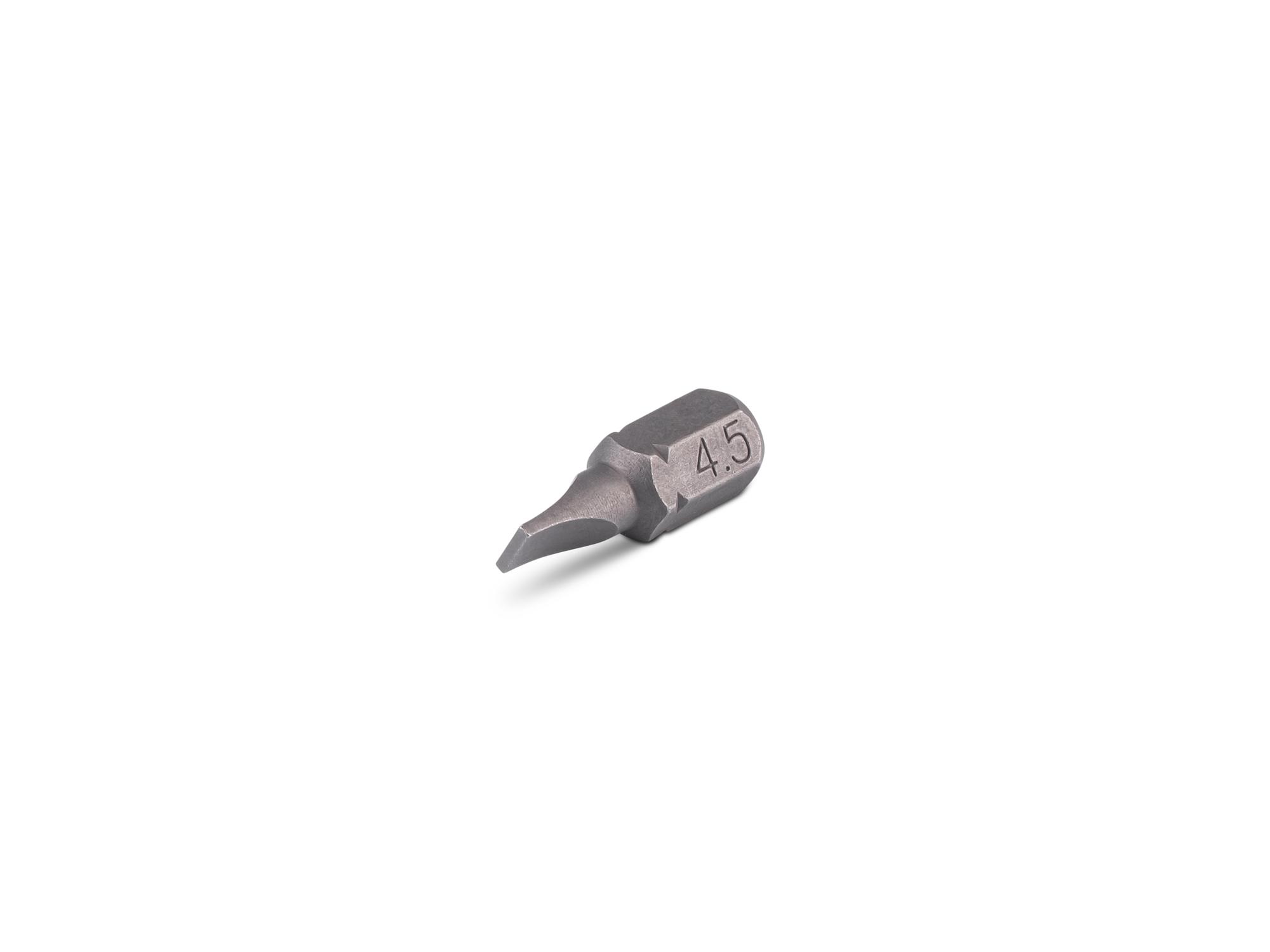 TEKTON 4.5 mm Slotted Insert Bit, 0.75 Inch Length (1/4 in. Hex Shank)