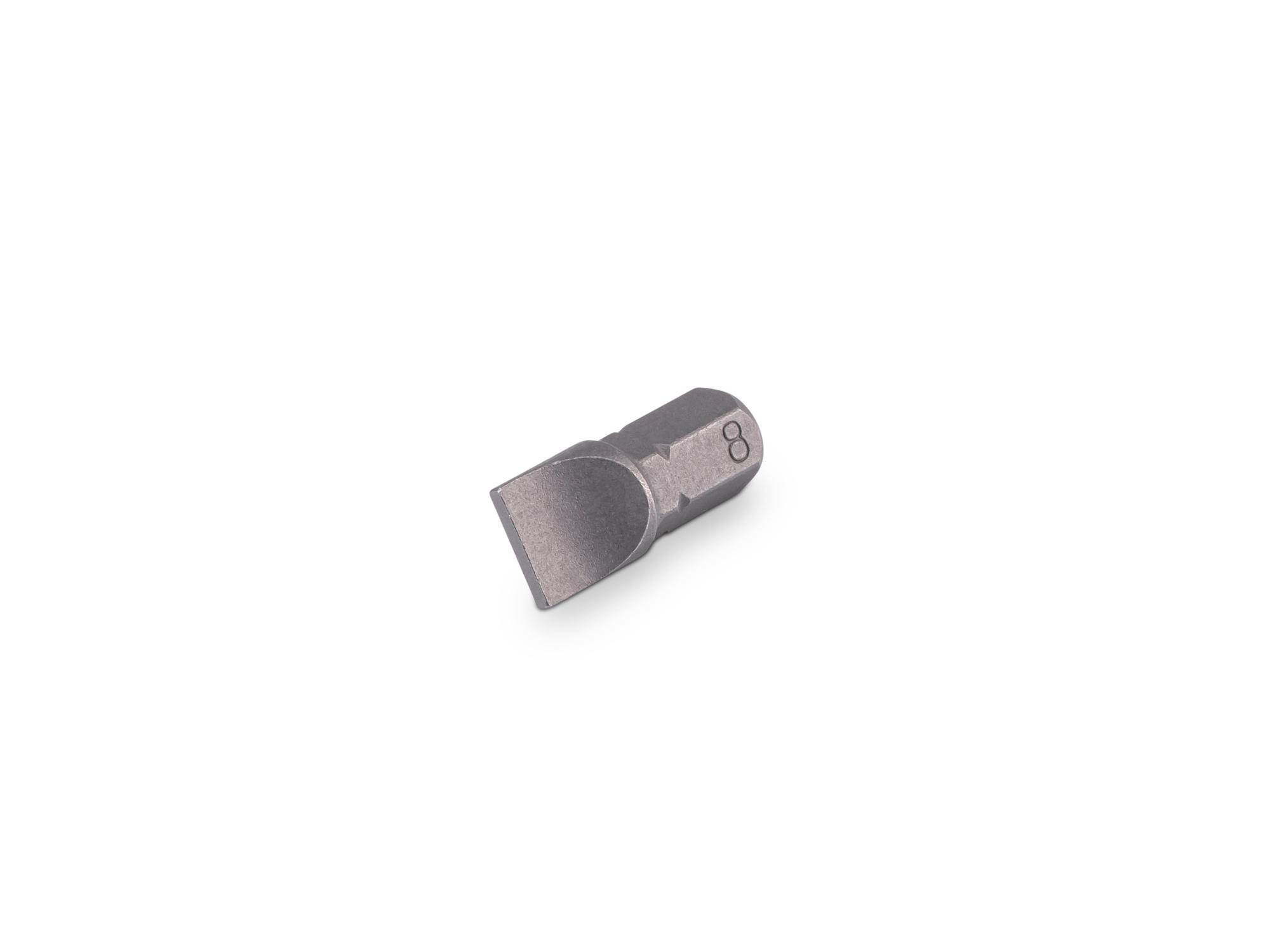 TEKTON 8 mm Slotted Insert Bit, 0.75 Inch Length (1/4 in. Hex Shank)