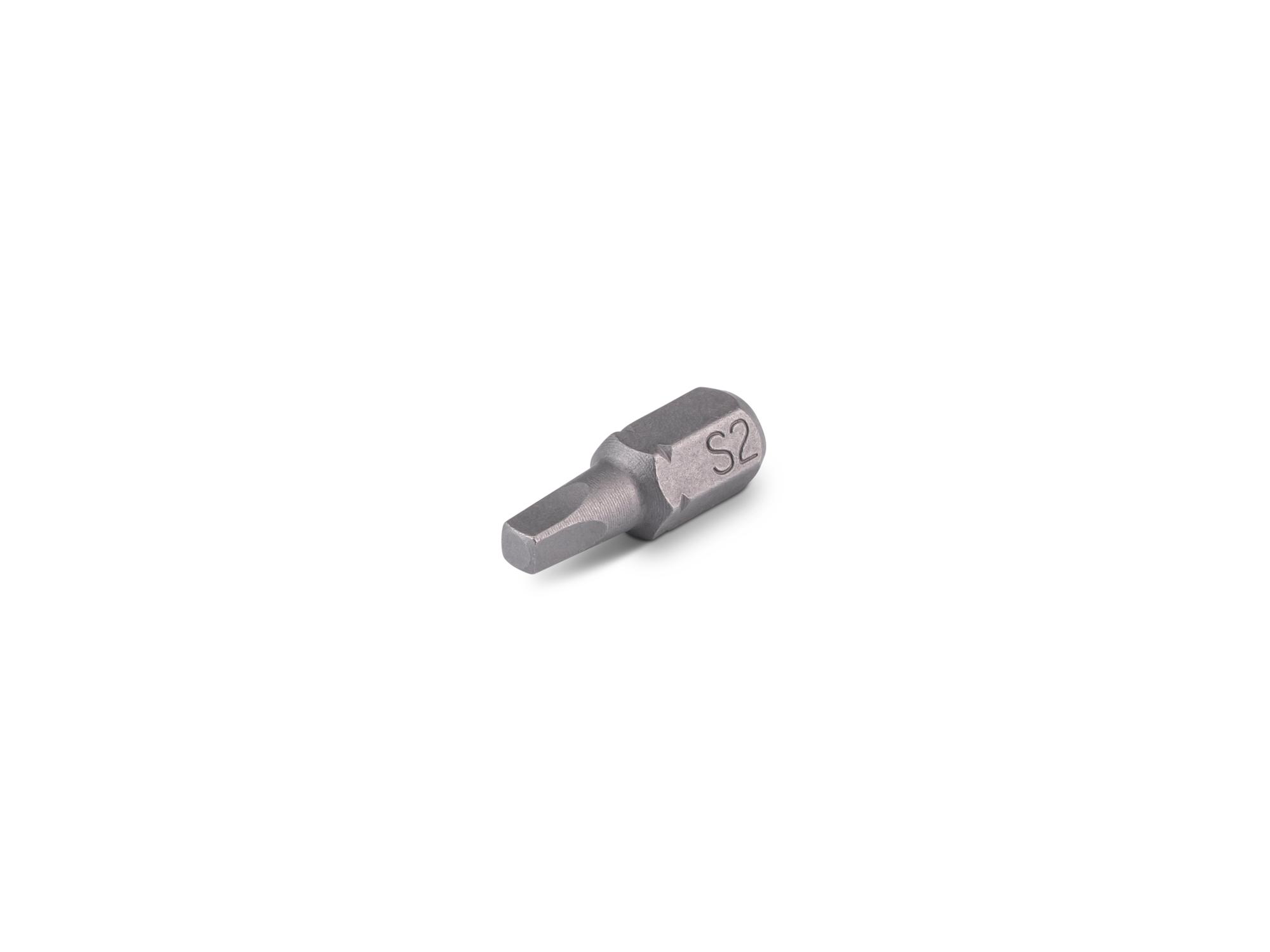 TEKTON S2 Square Insert Bit, 0.75 Inch Length (1/4 in. Hex Shank)