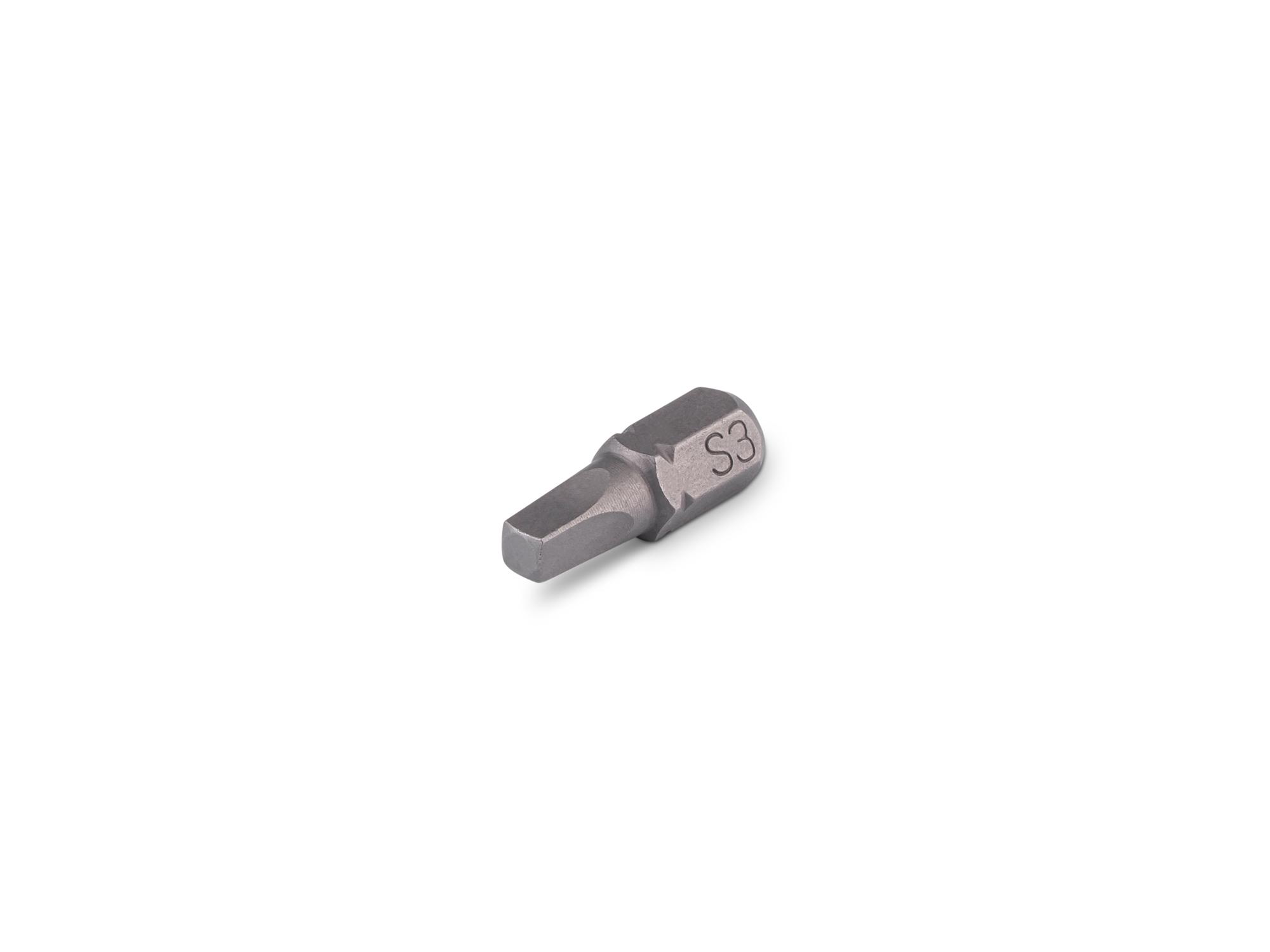 TEKTON S3 Square Insert Bit, 0.75 Inch Length (1/4 in. Hex Shank)