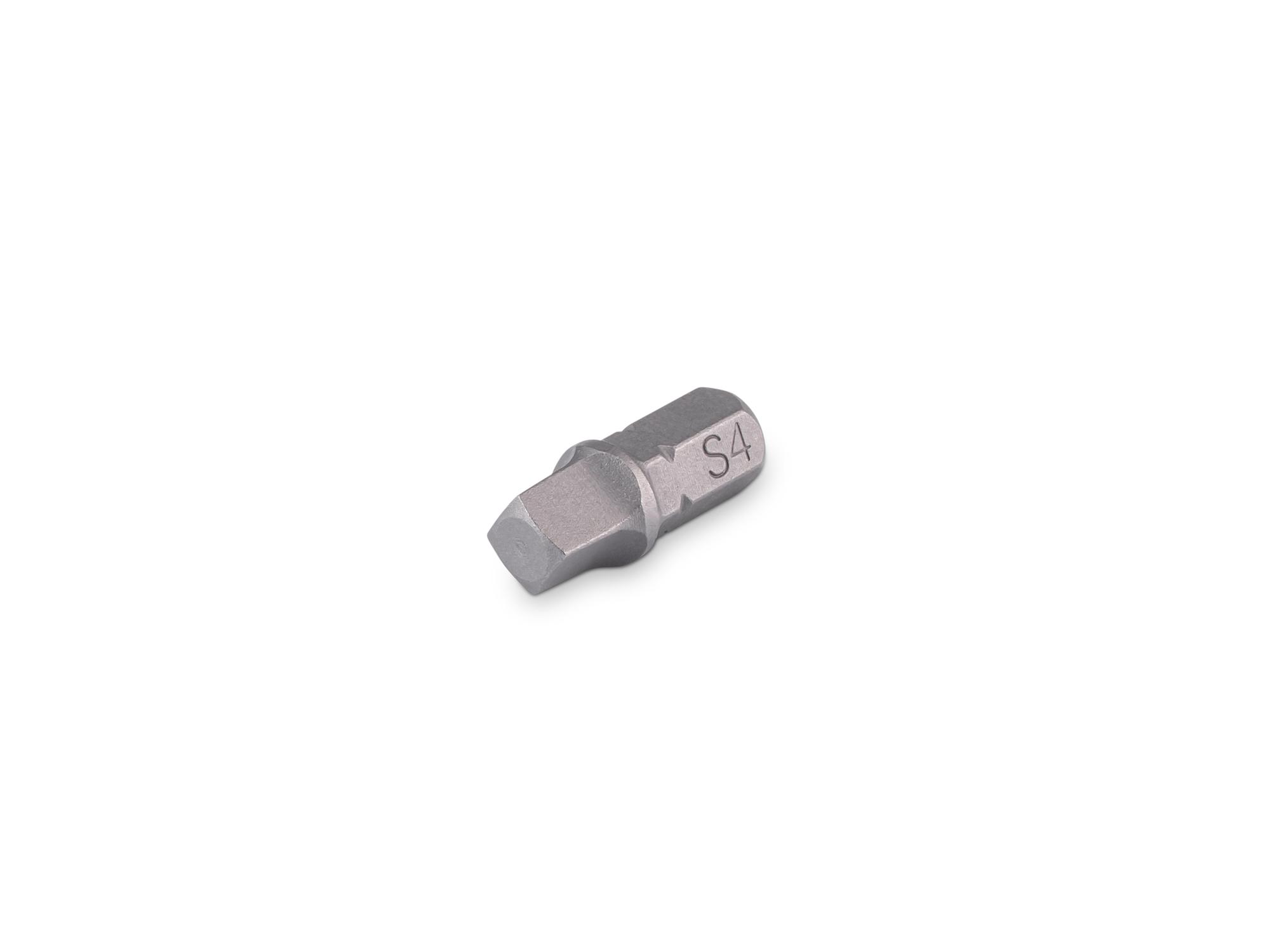 TEKTON S4 Square Insert Bit, 0.75 Inch Length (1/4 in. Hex Shank)