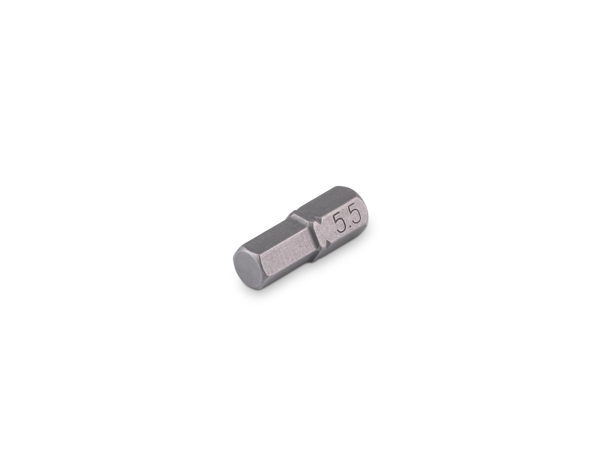 TEKTON 5.5 mm Hex Insert Bit, 0.75 Inch Length (1/4 in. Hex Shank)