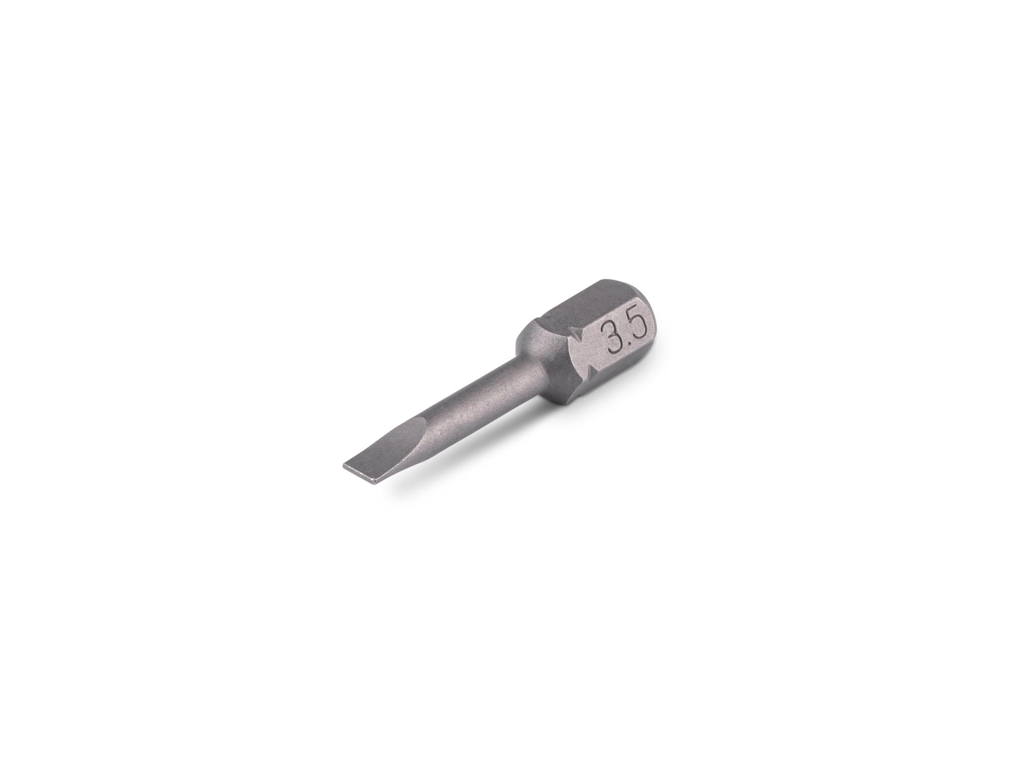 TEKTON 3.5 mm Slotted Insert Bit, 1.18 Inch Length (1/4 in. Hex Shank)