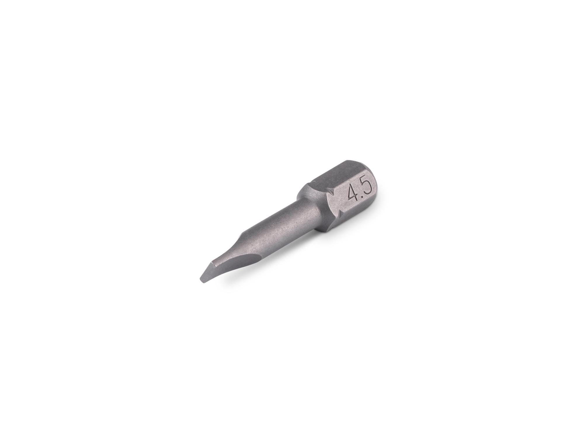 TEKTON 4.5 mm Slotted Insert Bit, 1.18 Inch Length (1/4 in. Hex Shank)