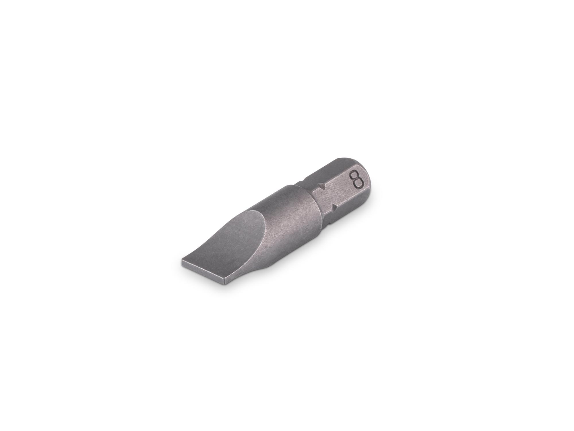 TEKTON 8 mm Slotted Insert Bit, 1.18 Inch Length (1/4 in. Hex Shank)